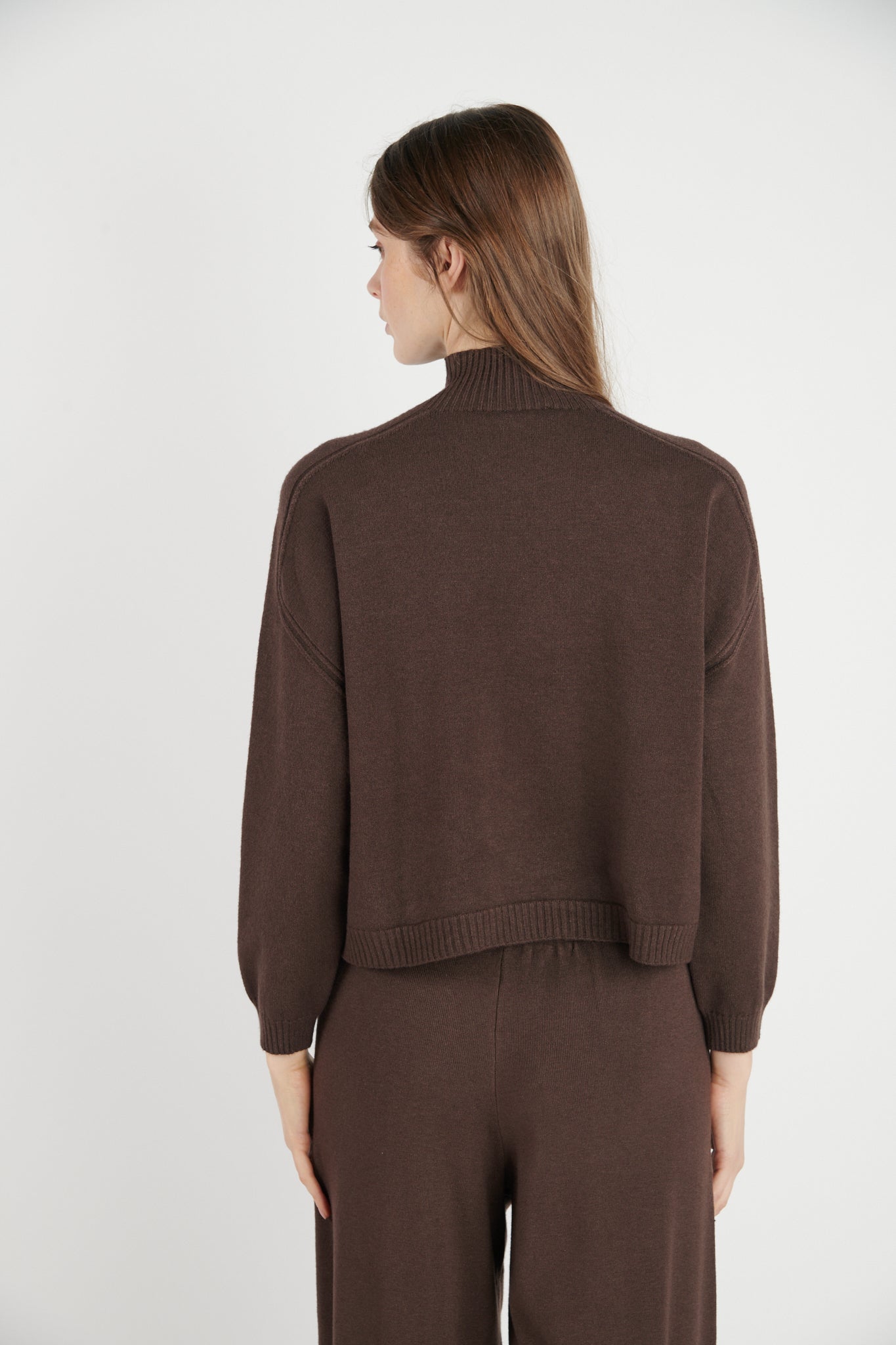 PULL COL CHEMINÉE DENIS CHOCO