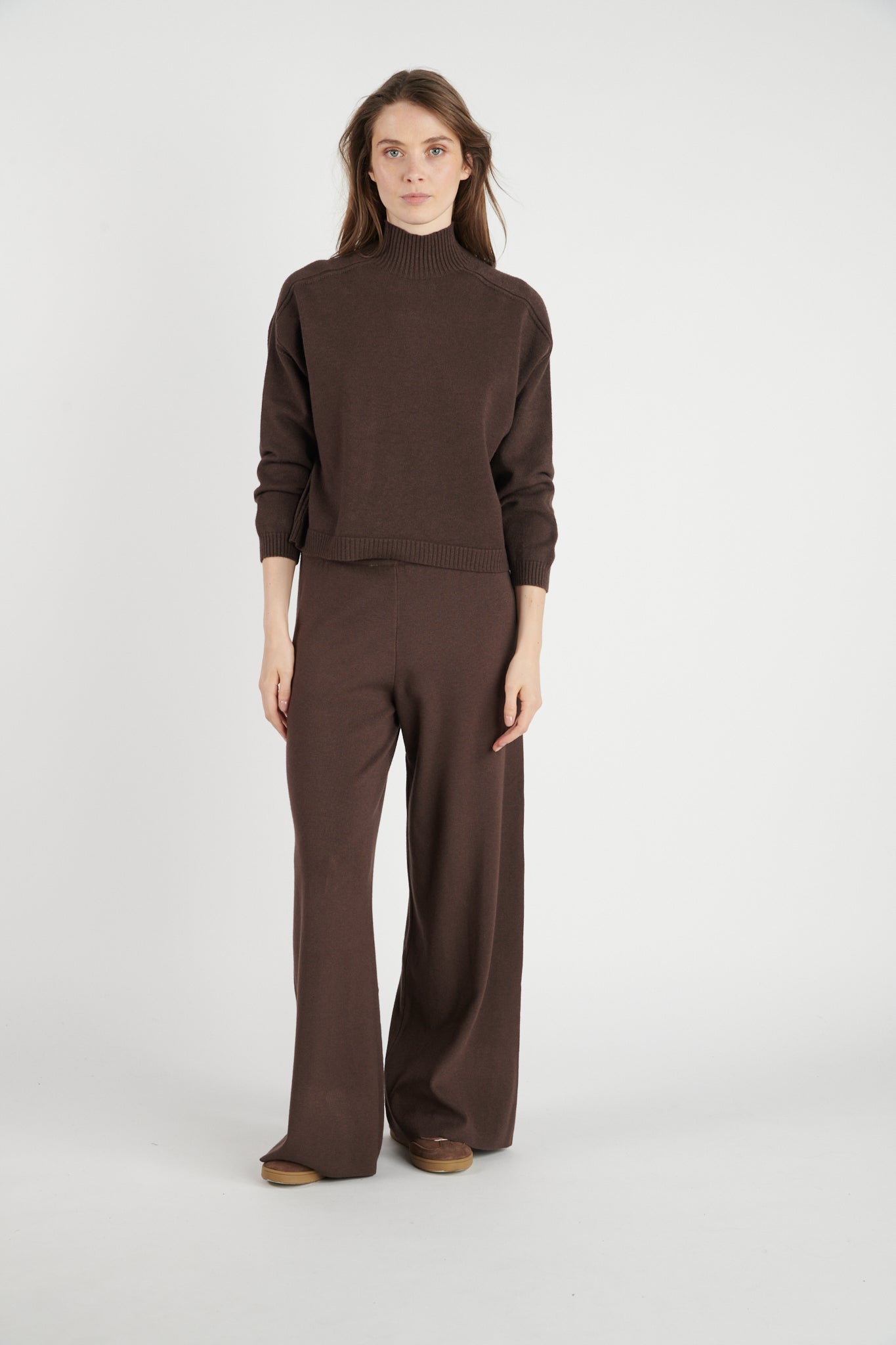 PULL COL CHEMINÉE DENIS CHOCO