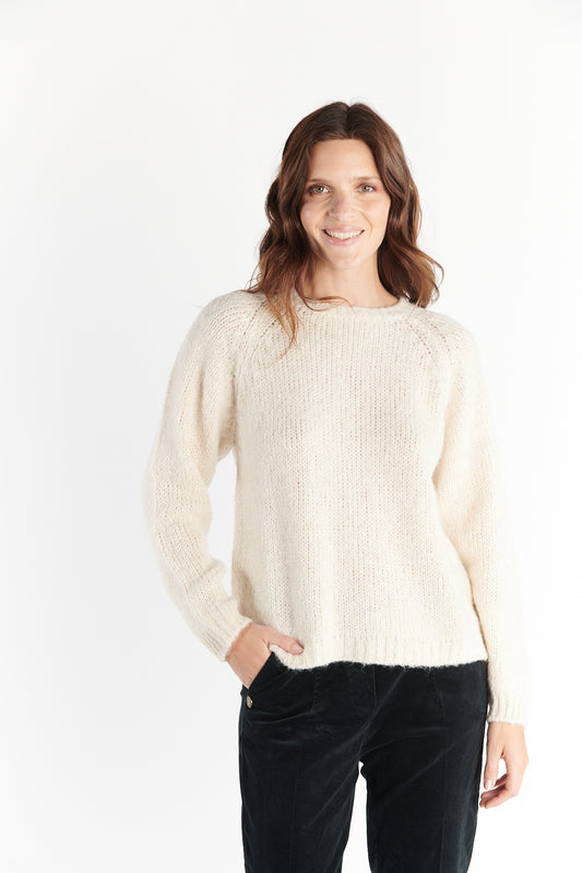 PULL COL ROND DUNA NATUREL
