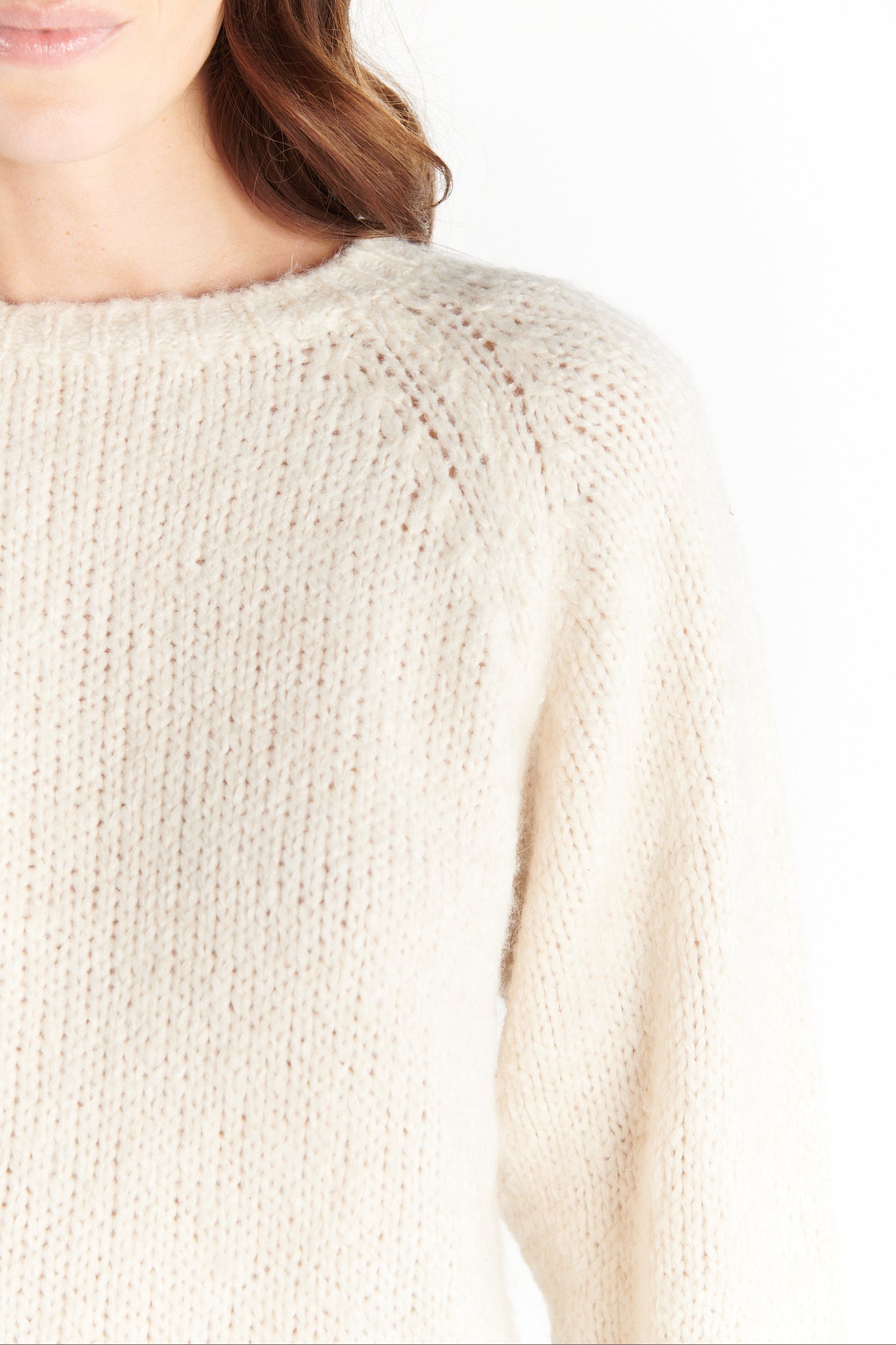 PULL COL ROND DUNA NATUREL