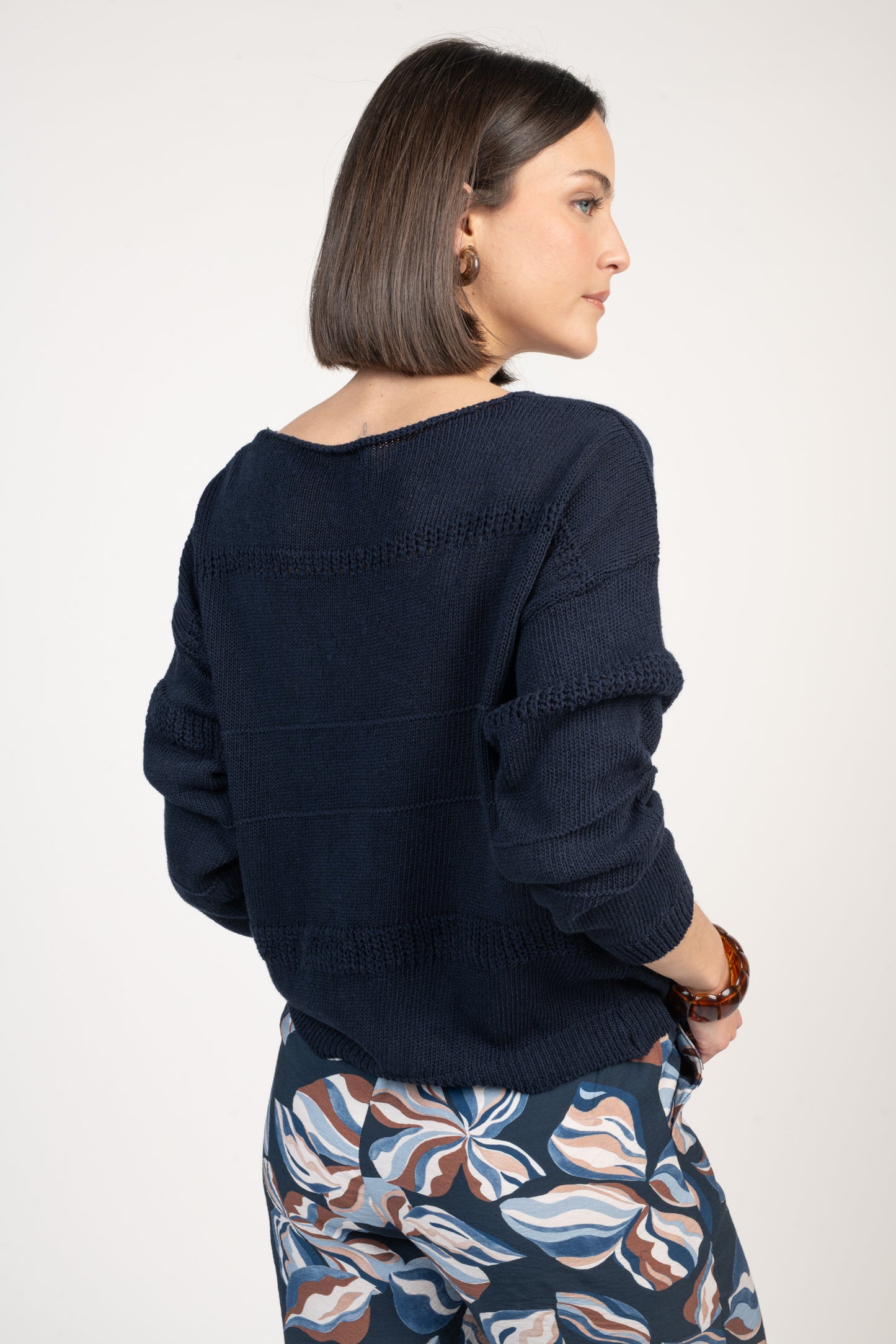 PULL EN MAILLE EVELYN MARINE