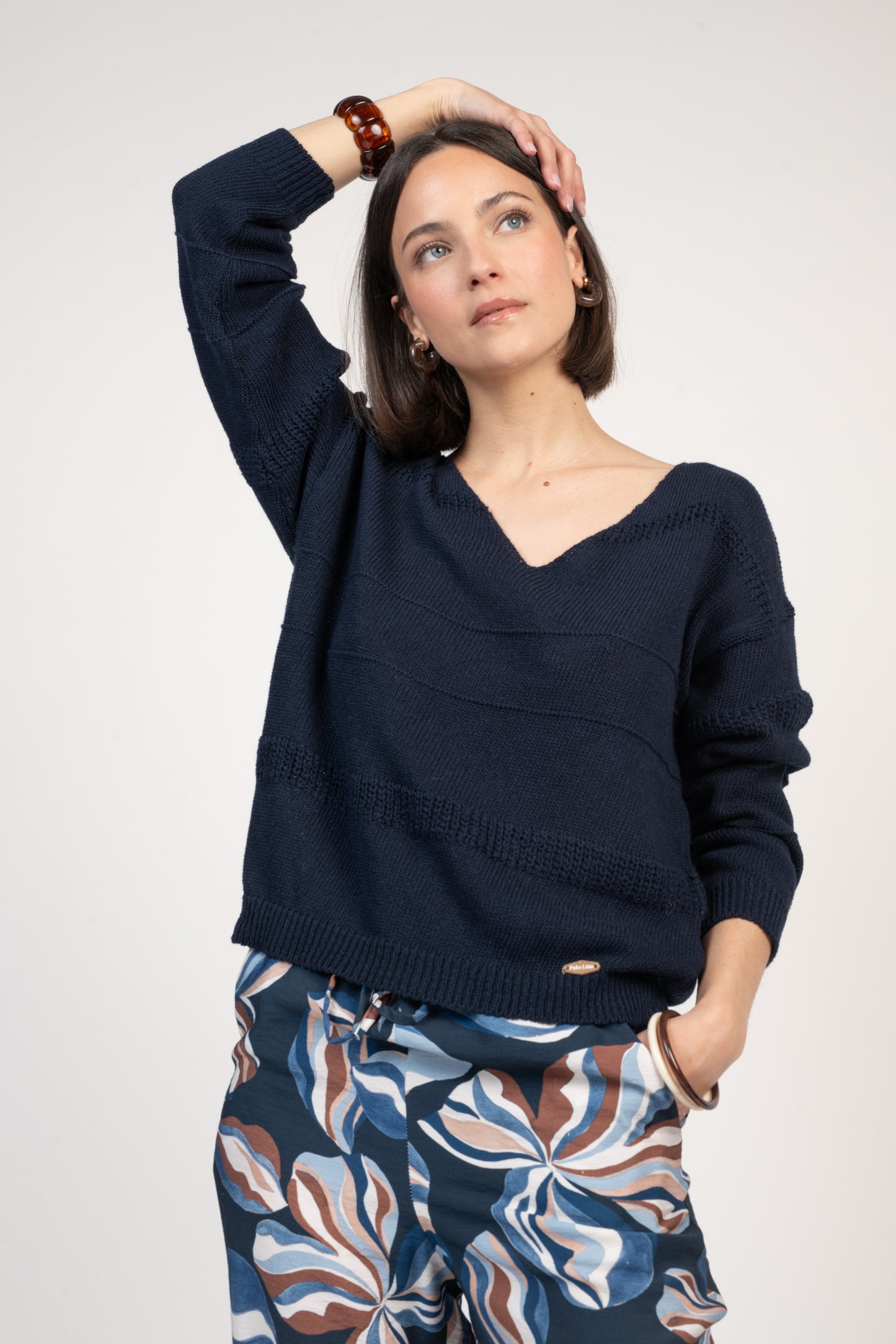 PULL EN MAILLE EVELYN MARINE