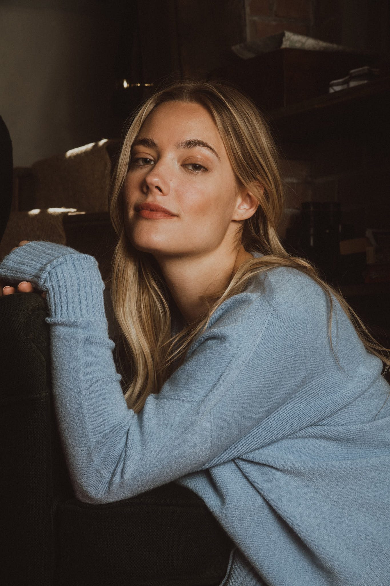 GILET BOUTONNÉ BÉRÉNICE CIEL