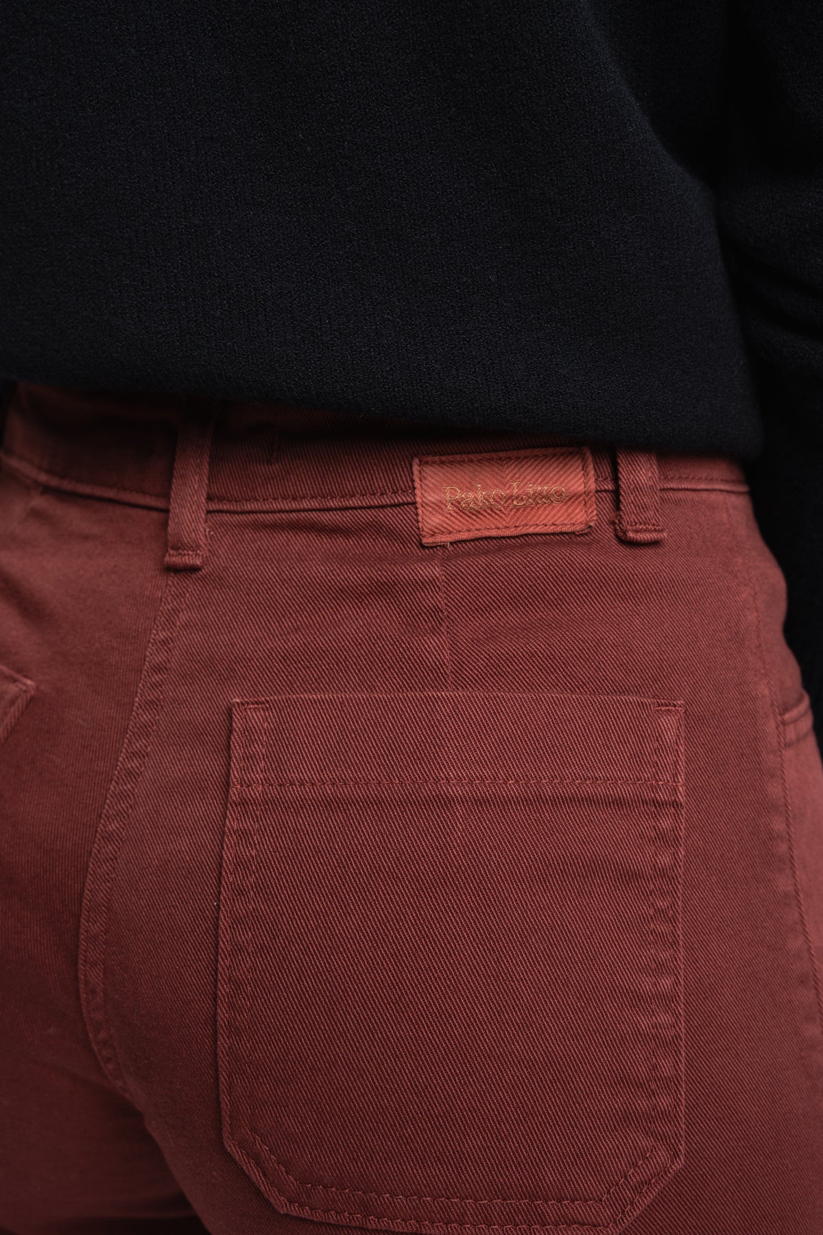 Pantalon 7/8ème acajou 