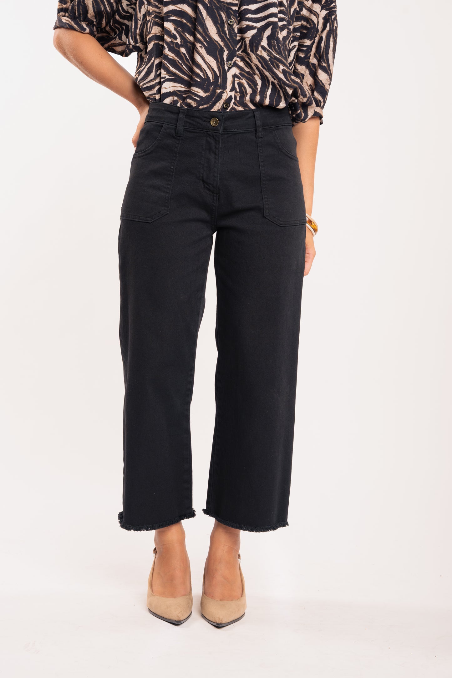 Pantalon femme noir 