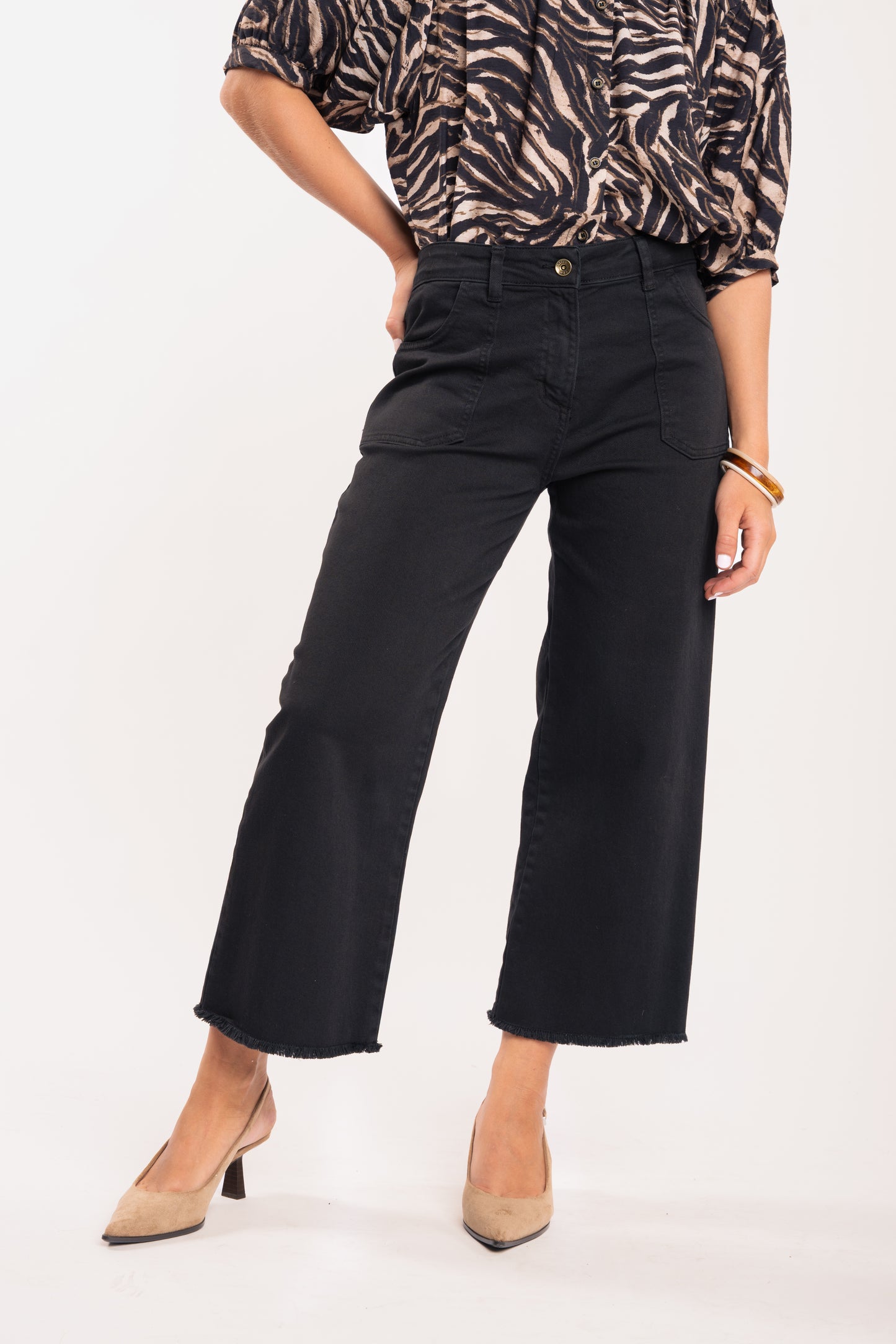 Pantalon femme noir 