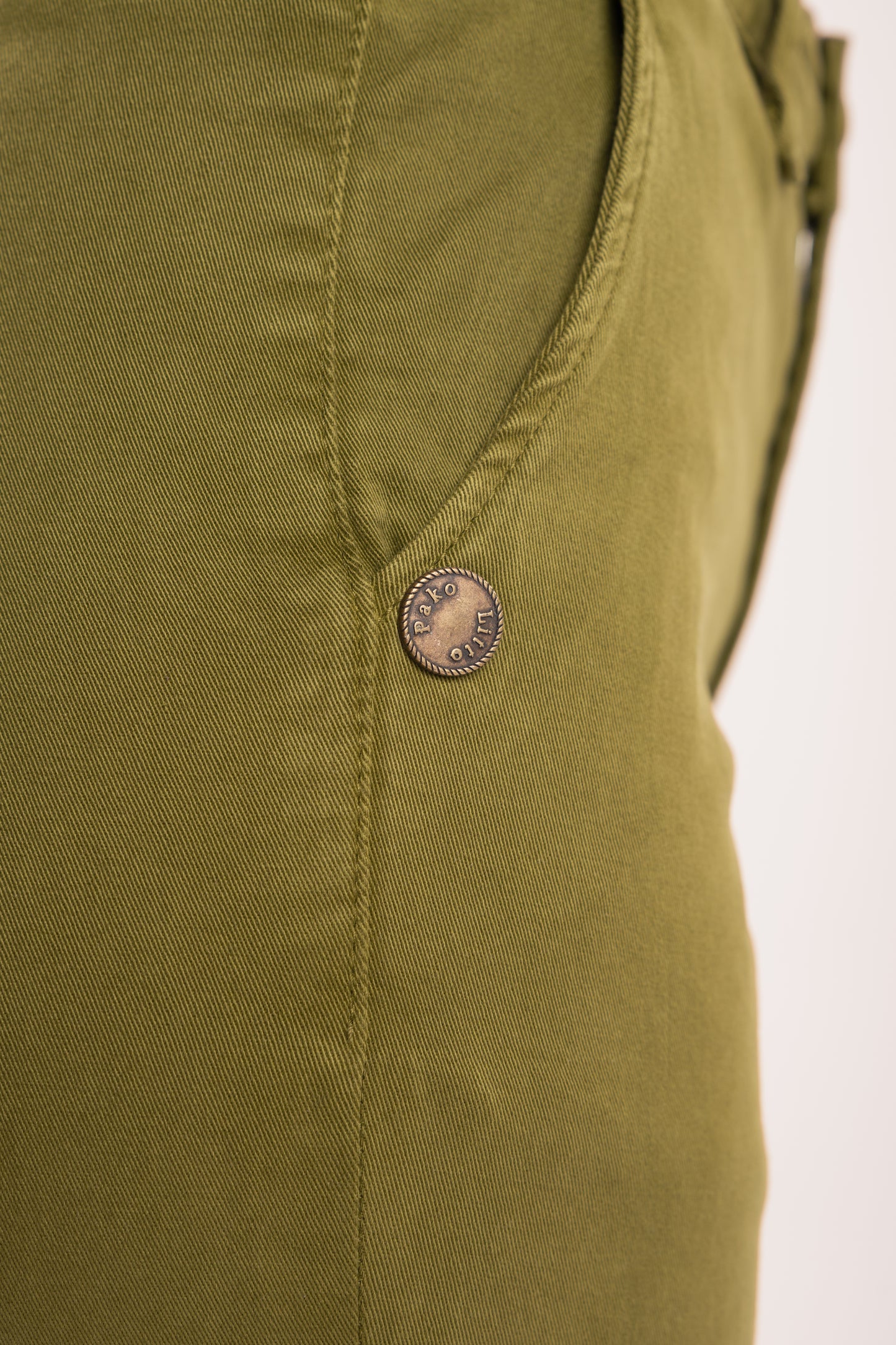 Chino 7/8ème vert 