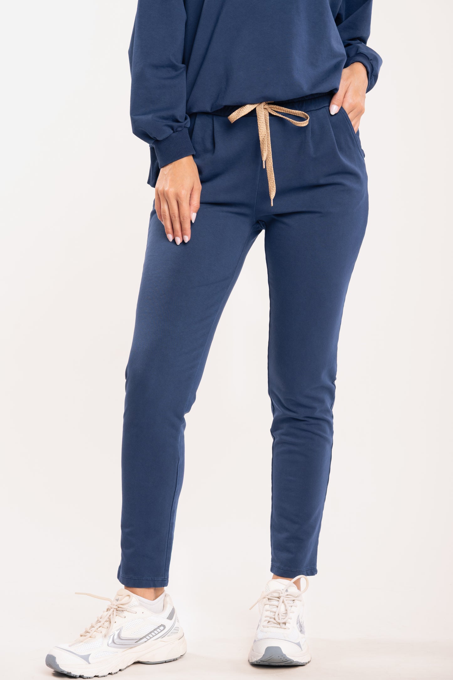 Pantalon jogging femme marine 