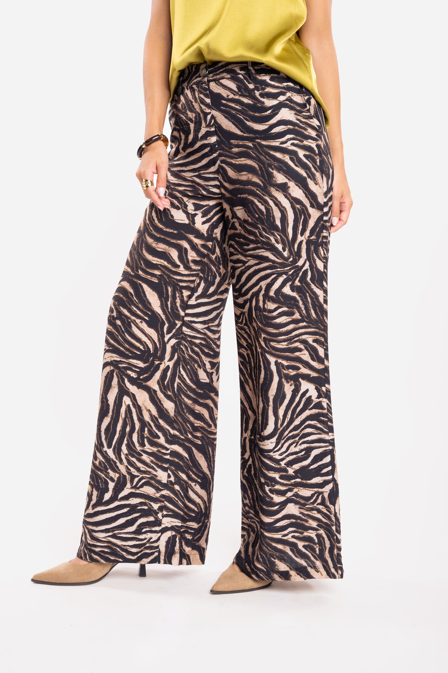 Pantalon zèbre noir 