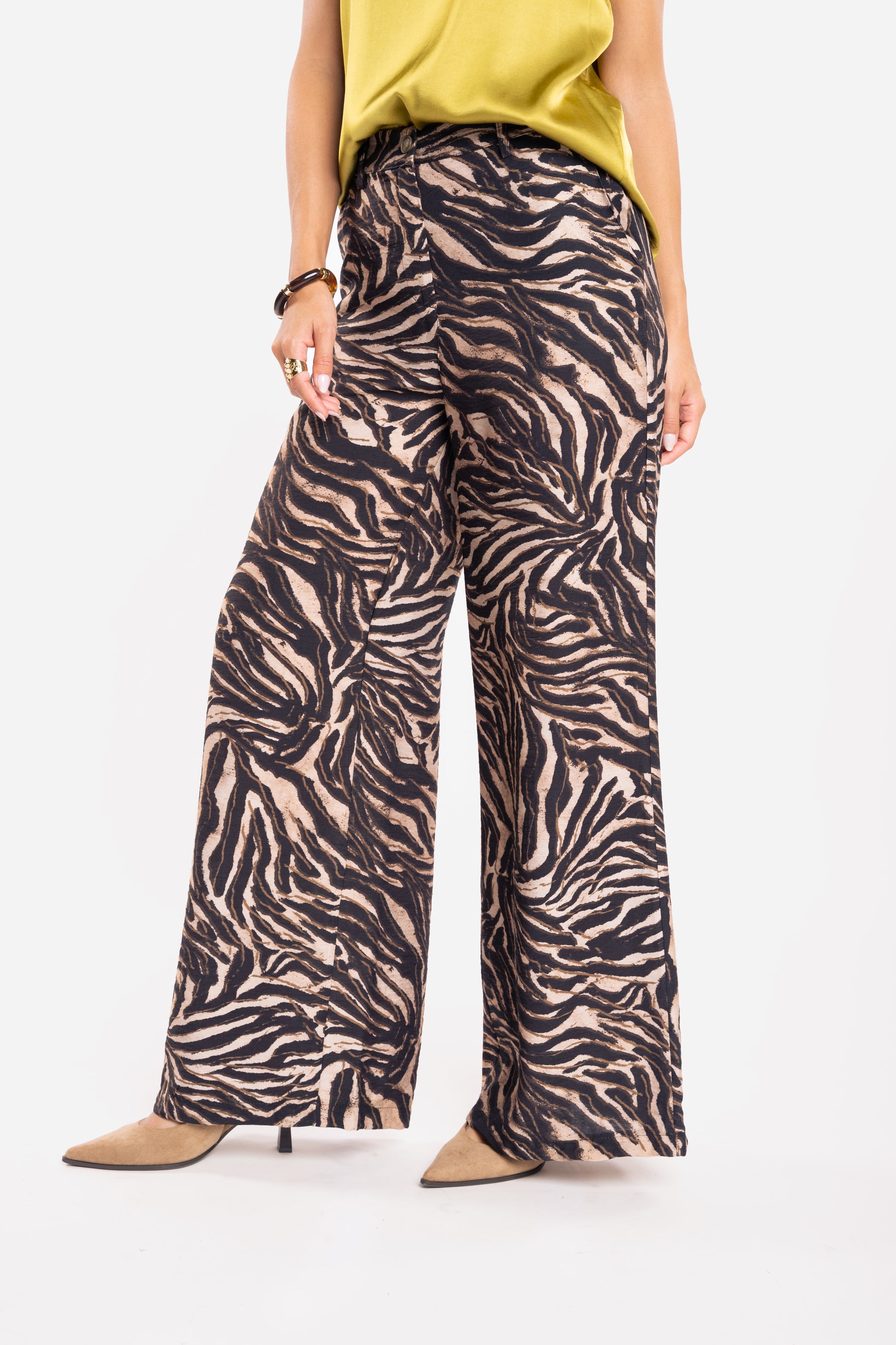 Pantalon zèbre noir 