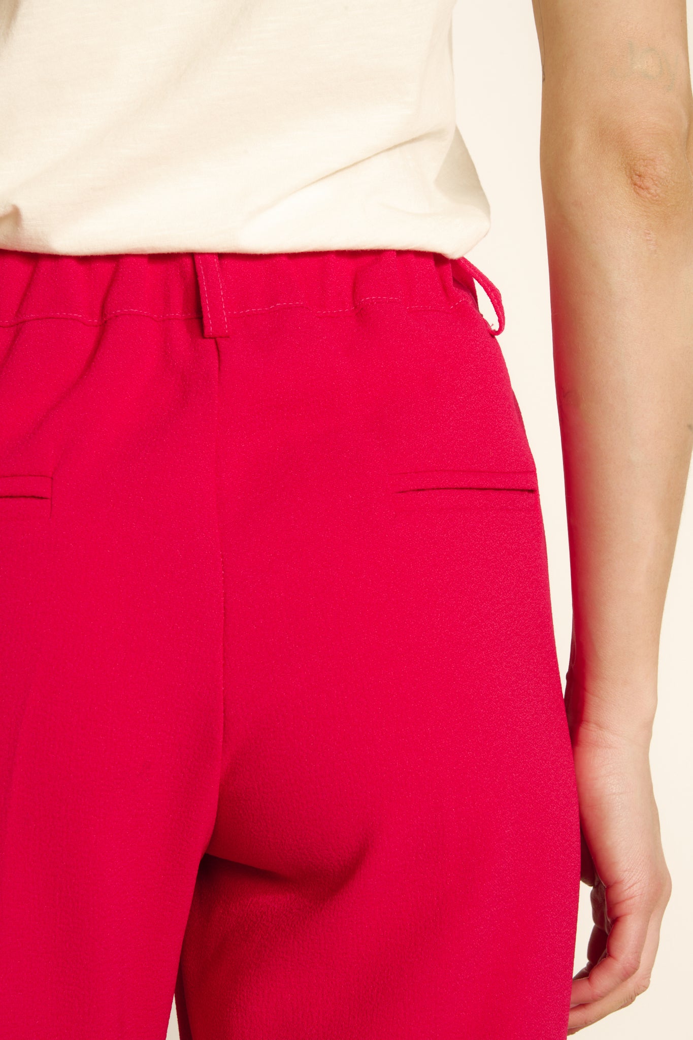 WIDE NATHAN FUCHSIA TROUSERS