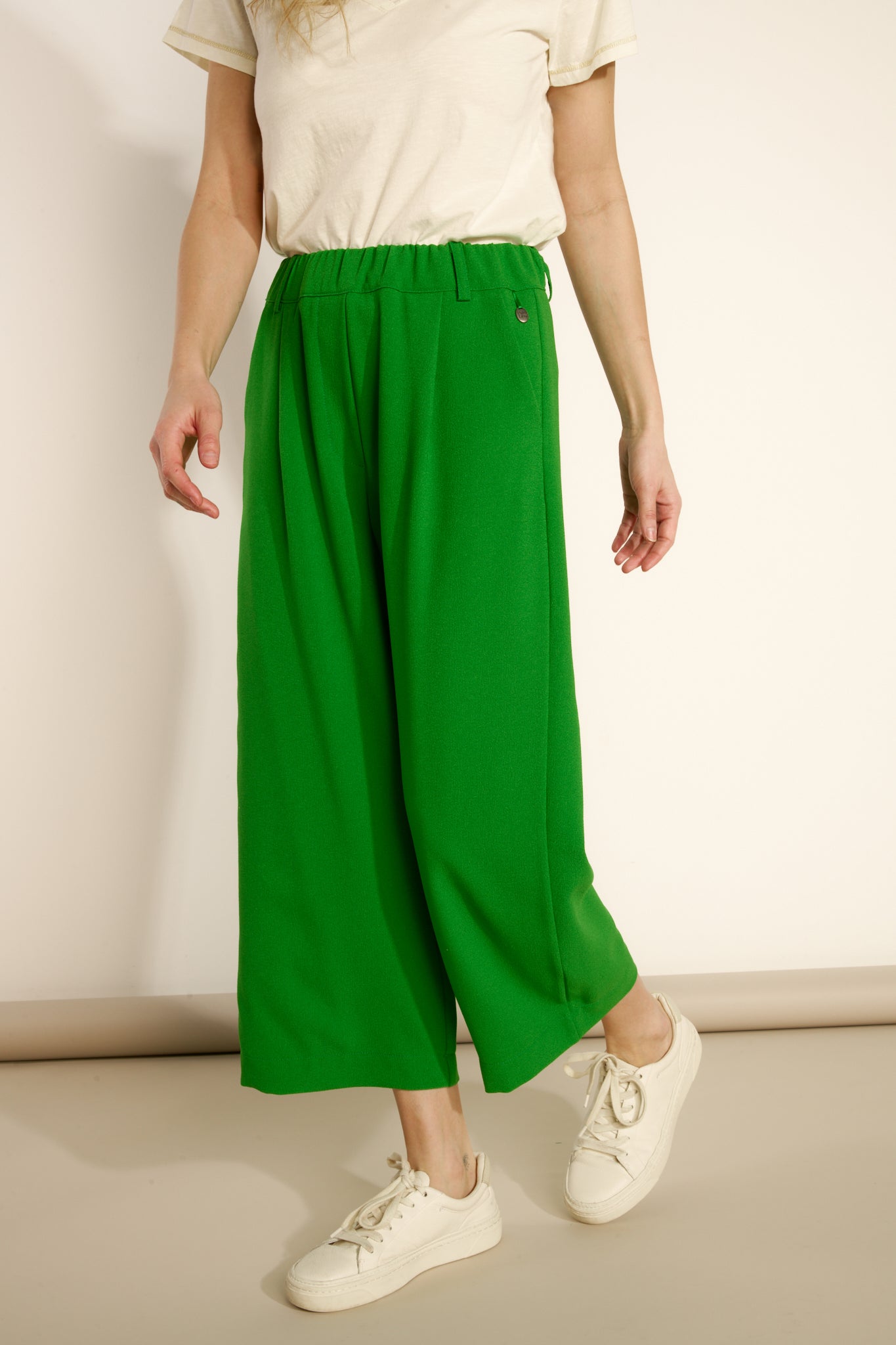 PANTALON 7/8ÈME ÉVASÉ ANTOINE VERT
