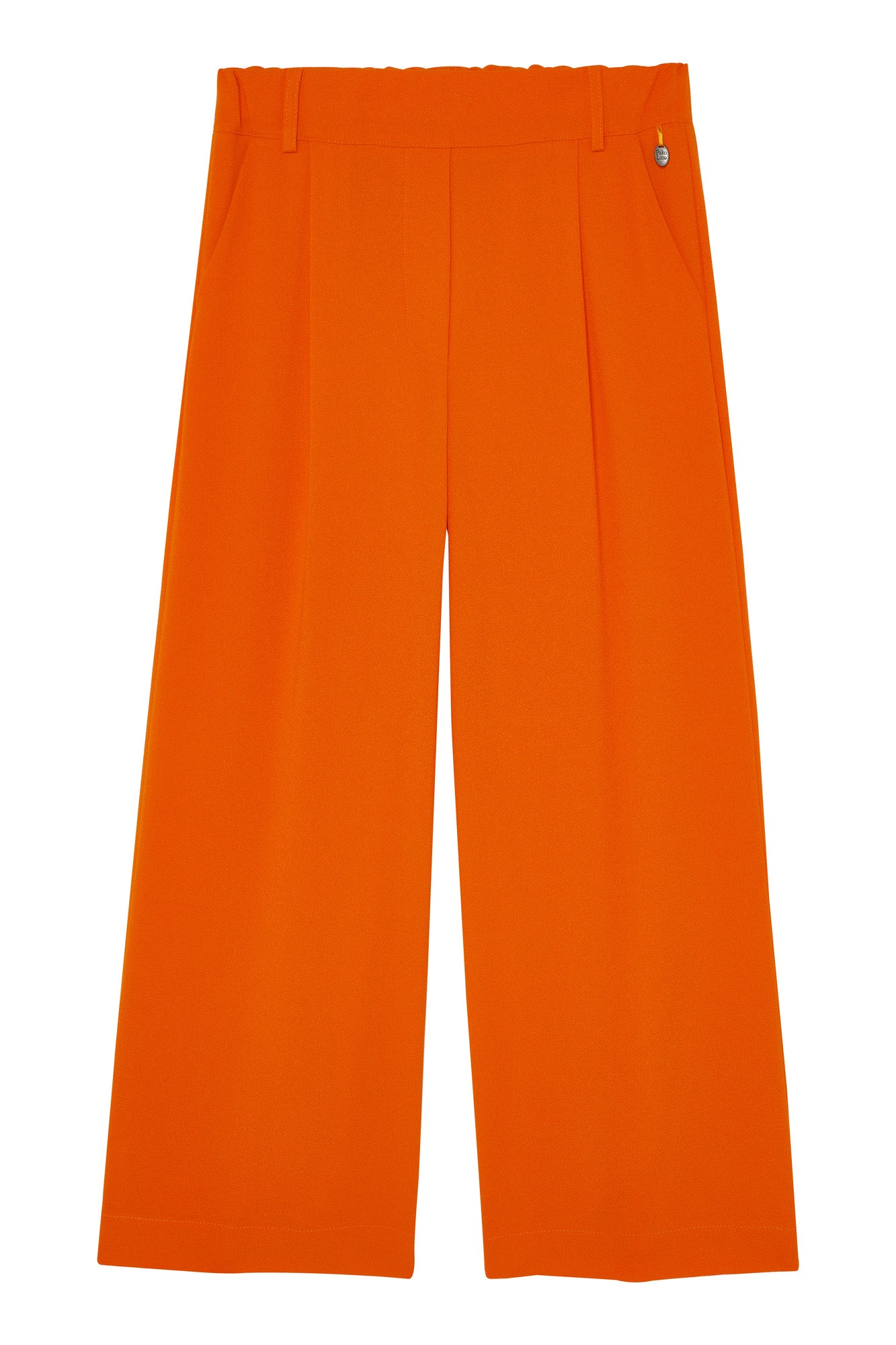 ANTOINE ORANGE 7/8TH FLARED TROUSERS