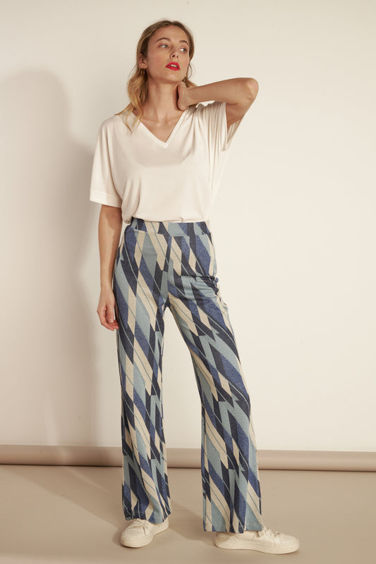 PANTALON JACQUARD ARCHIBALD DENIM