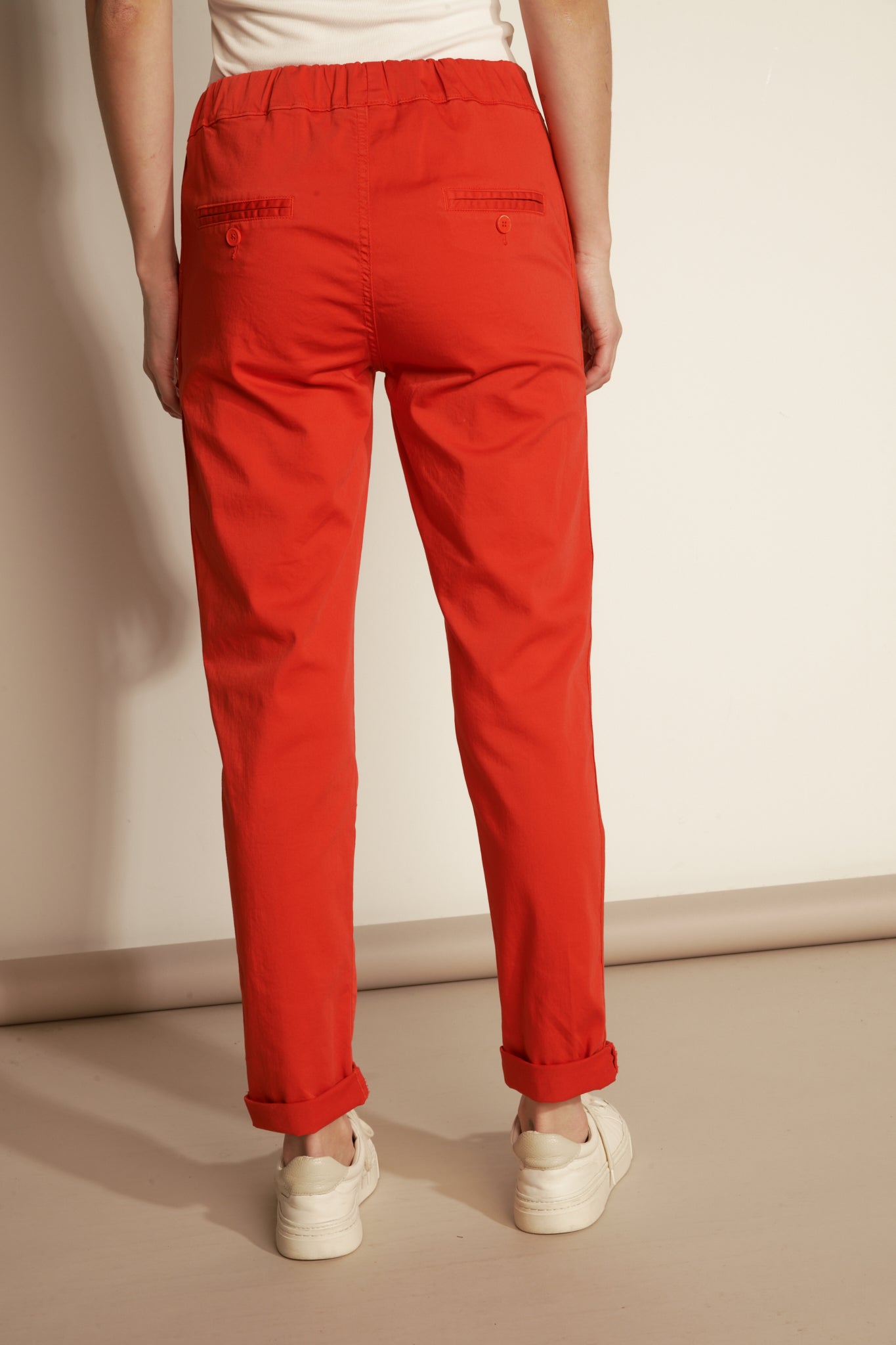 STONEMAILLE JOGG CHINO - ORANGEADE