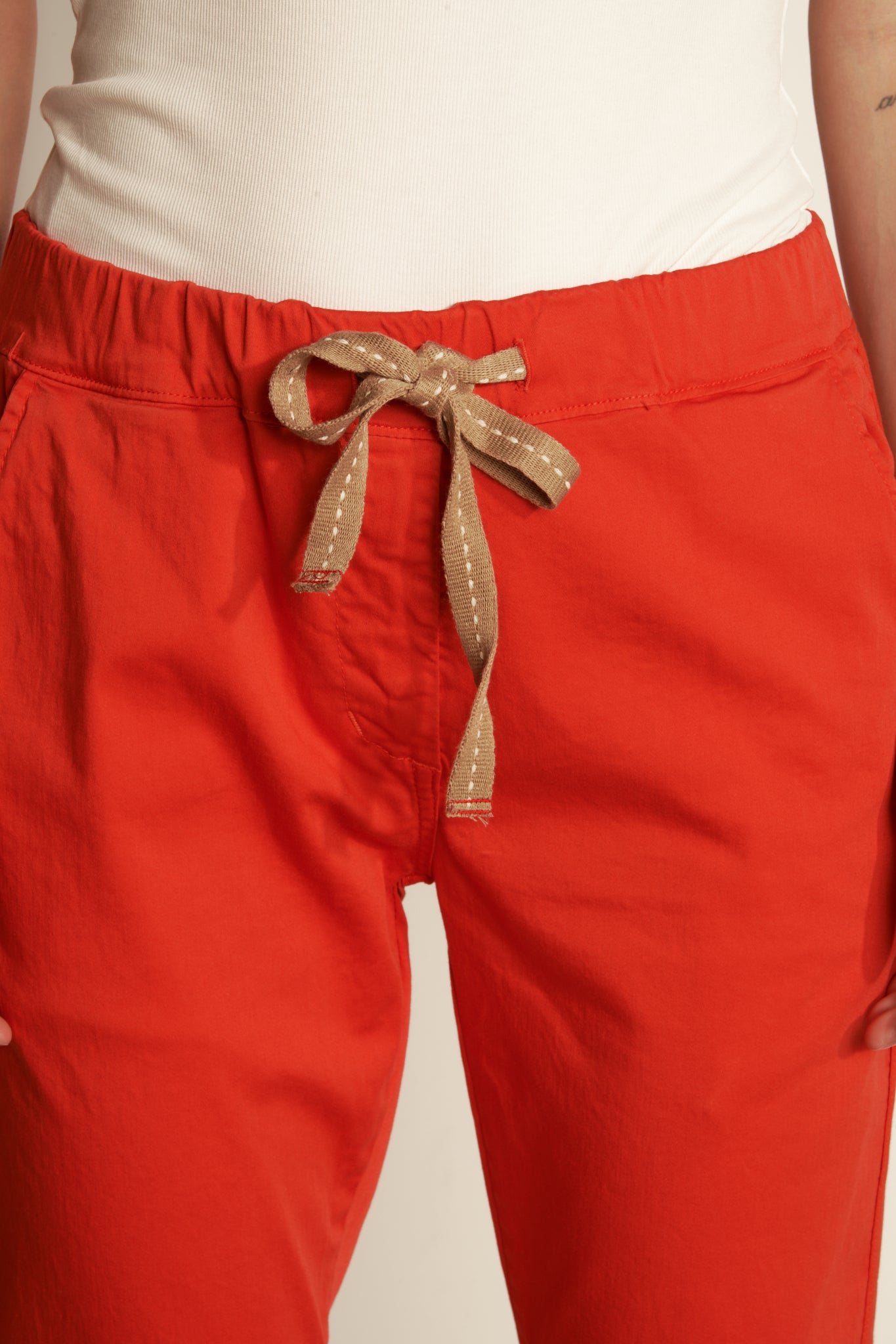STONEMAILLE JOGG CHINO - ORANGEADE