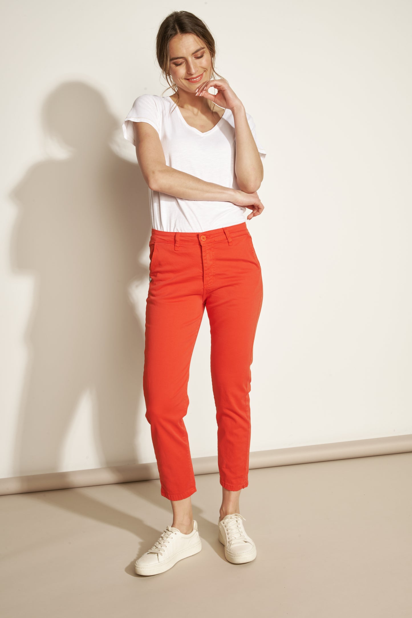 BASIC CHINO GARY ORANGEADE