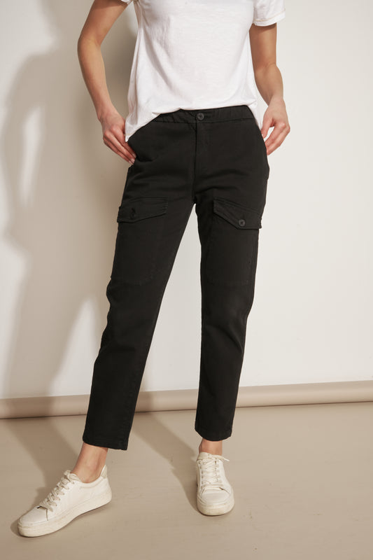 ALVYN BLACK CARGO CHINO