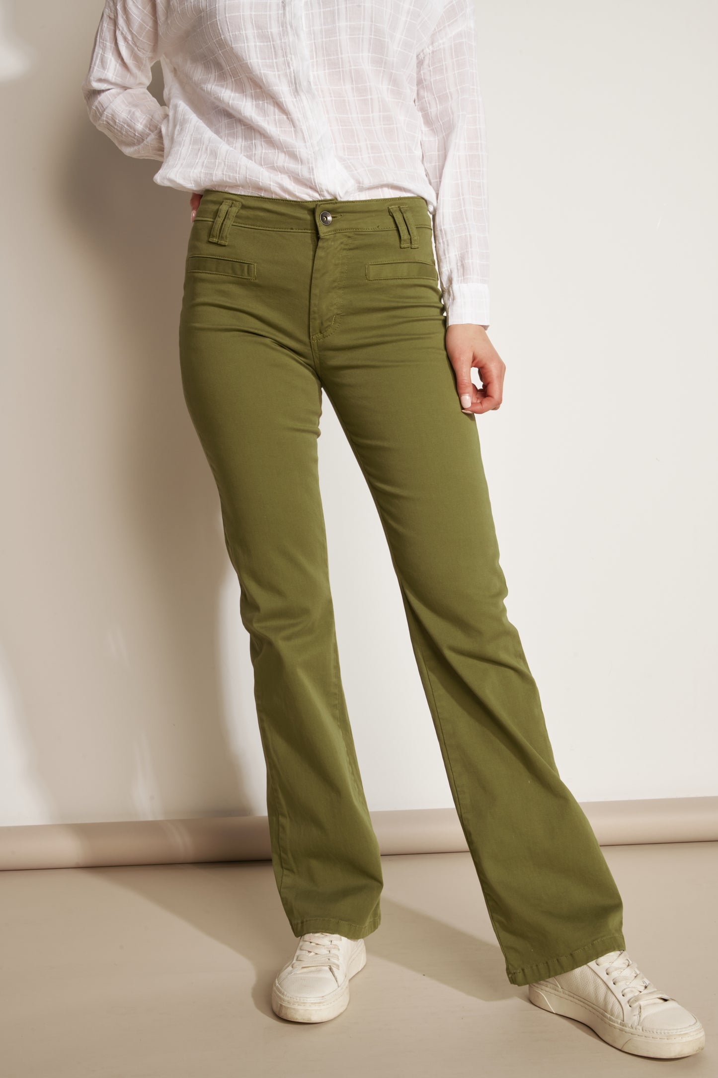 PANTALON FLARE ARNOLD KAKI