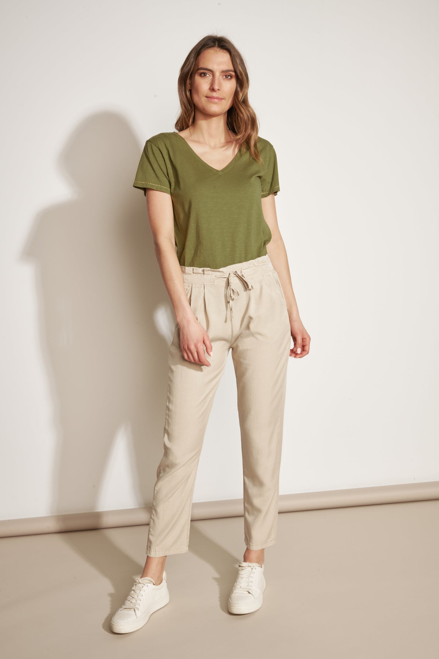 PANTALON TENCEL AZZA SABLE