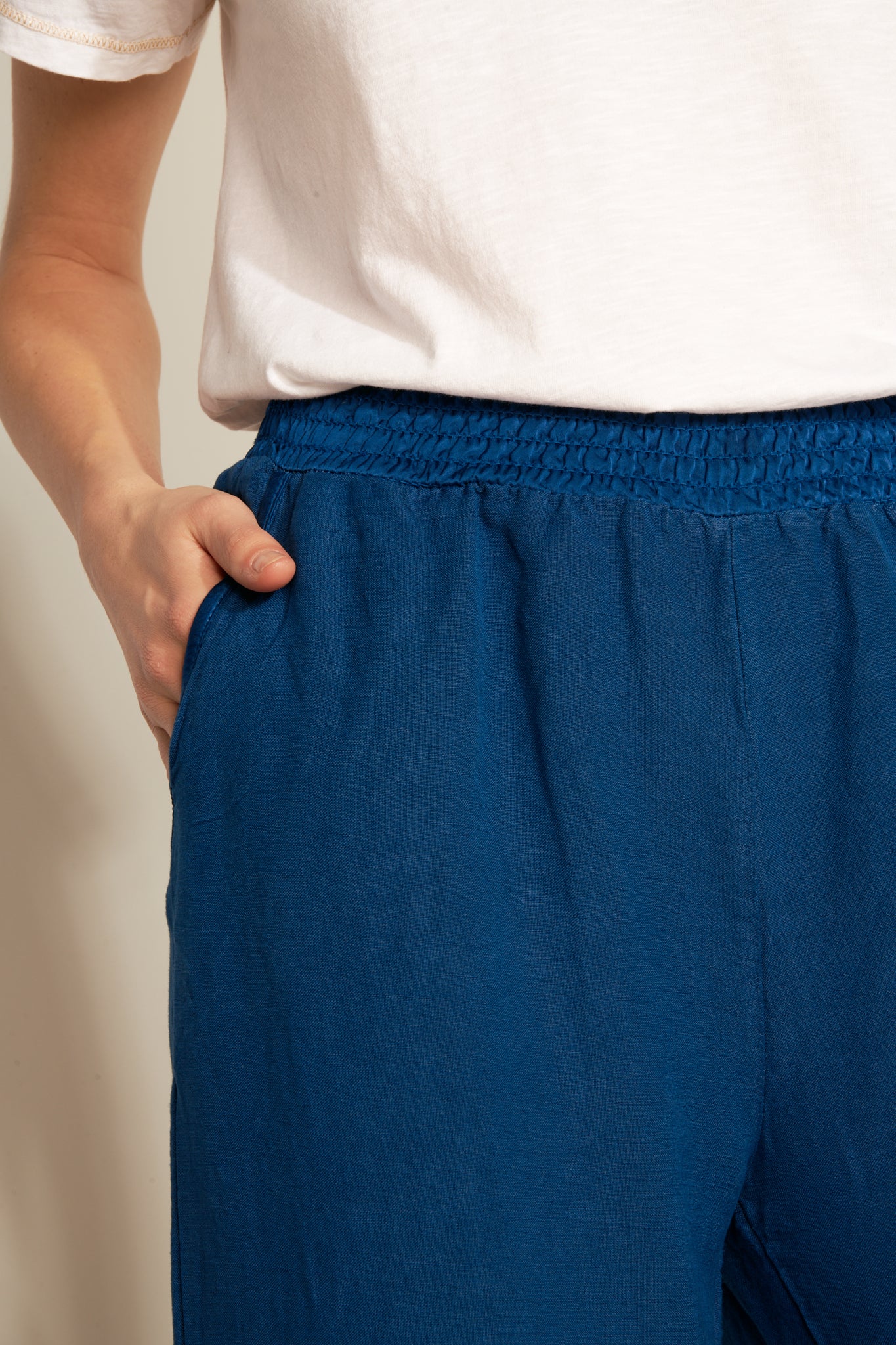 PANTALON ÉVASÉ EN LIN AURUS OCÉAN