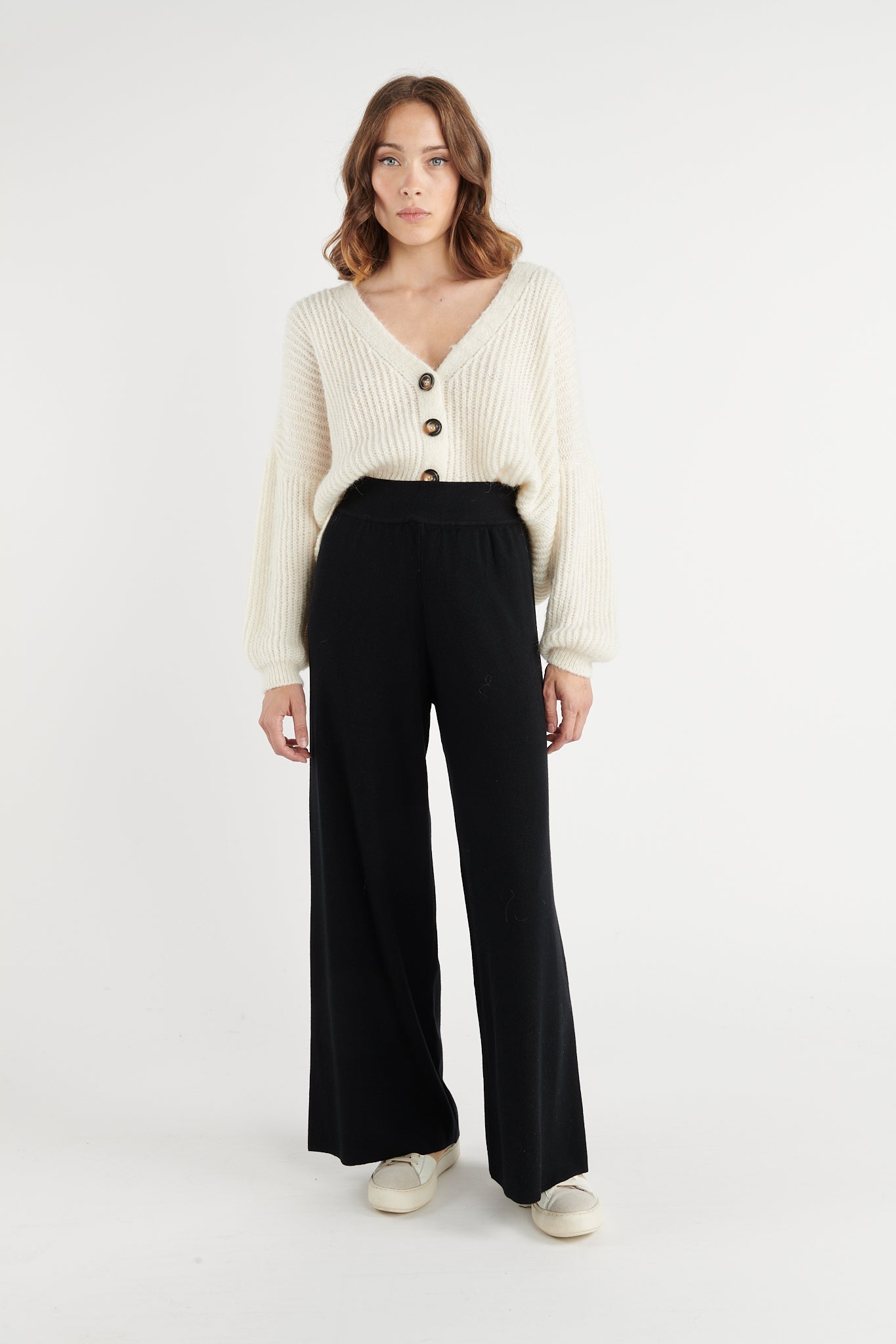 PANTALON MAILLE BILLY NOIR