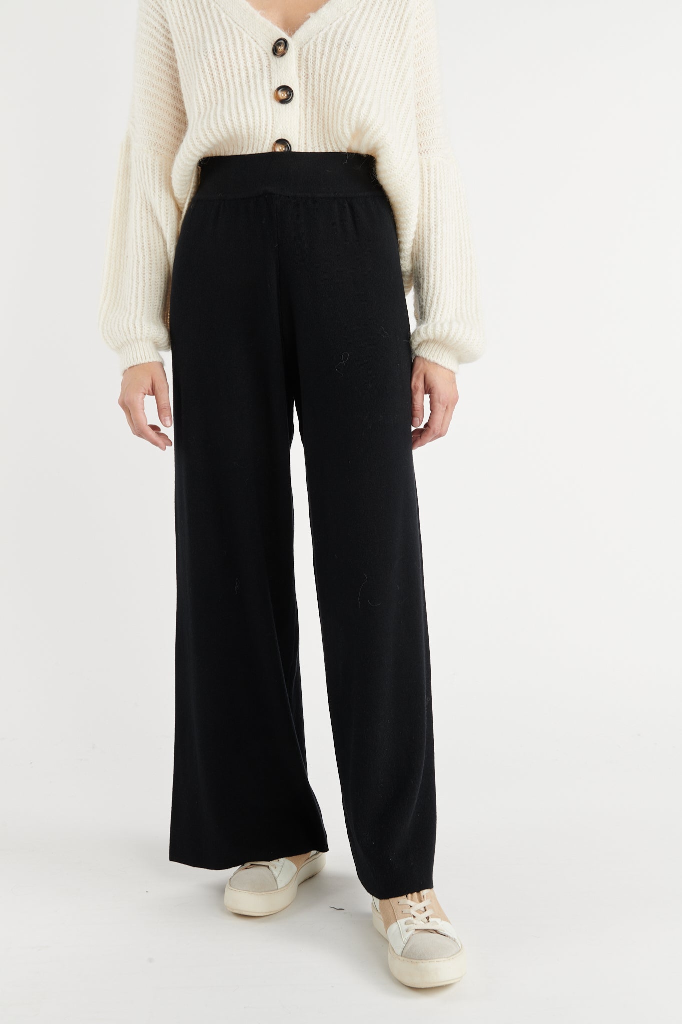 PANTALON MAILLE BILLY NOIR