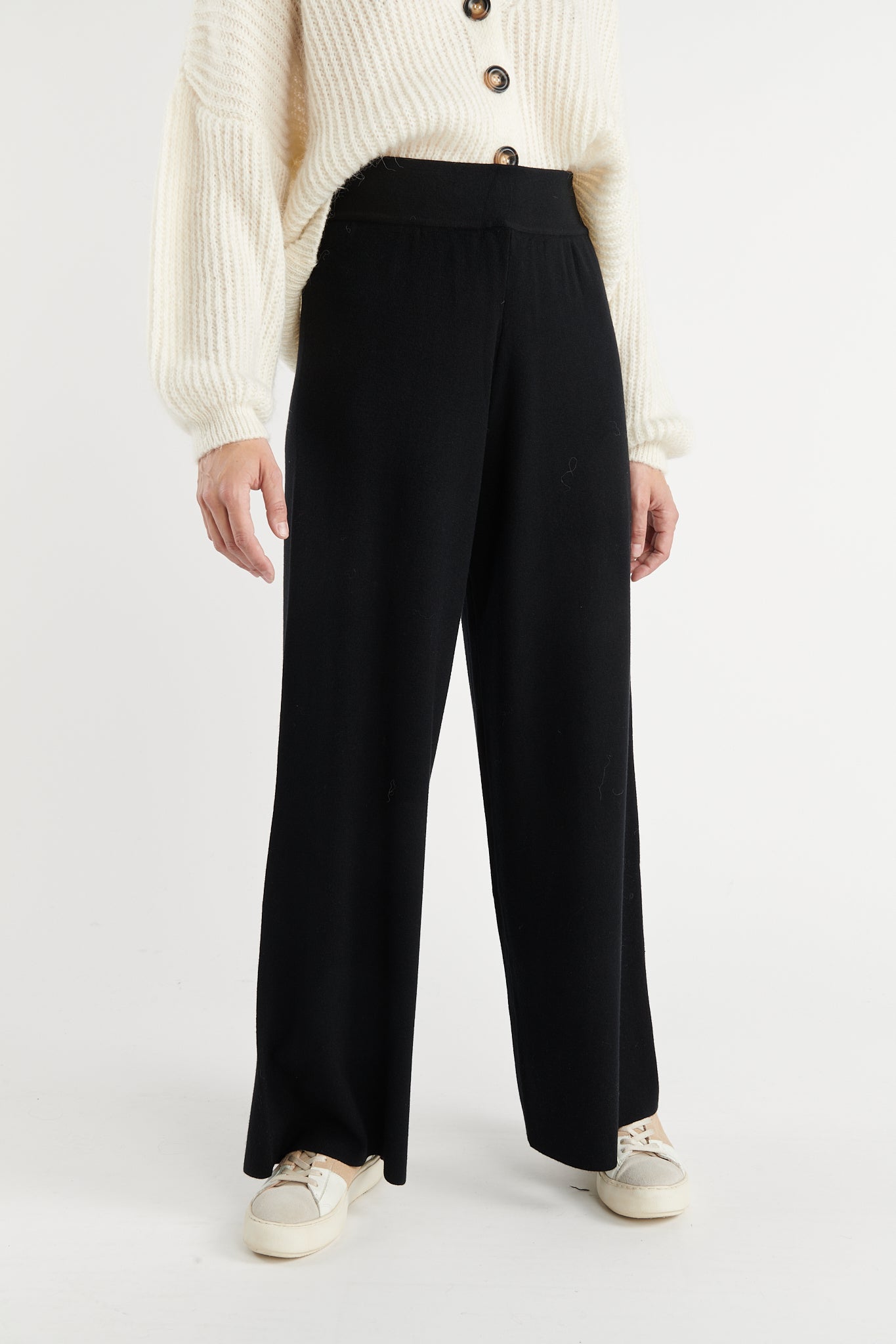 PANTALON MAILLE BILLY NOIR
