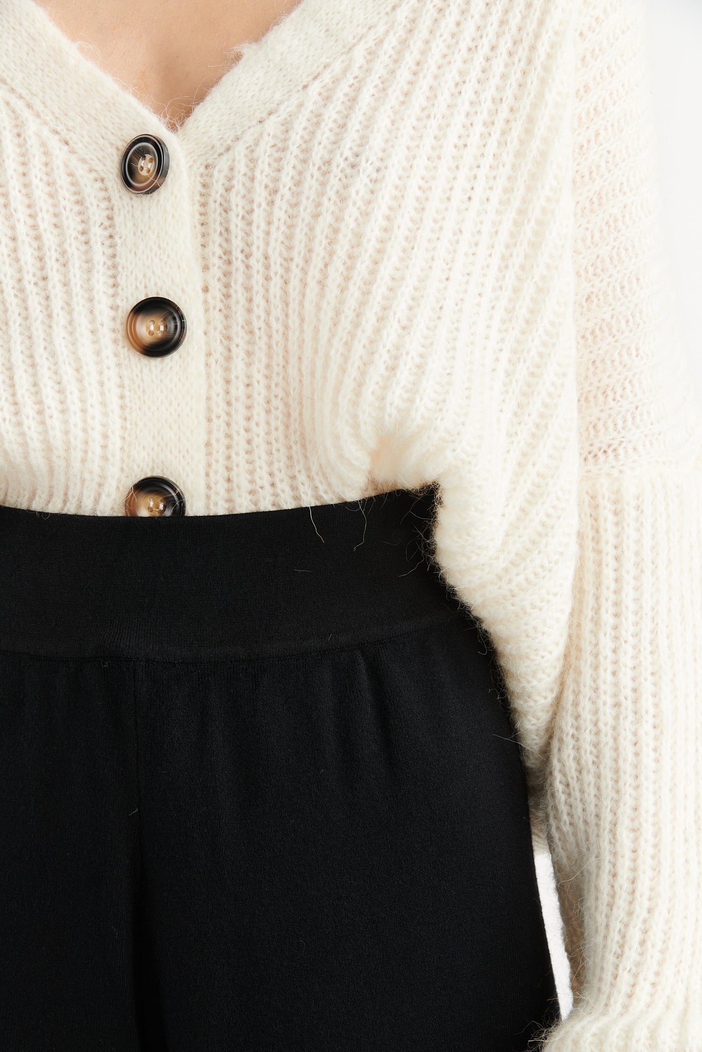 PANTALON MAILLE BILLY NOIR