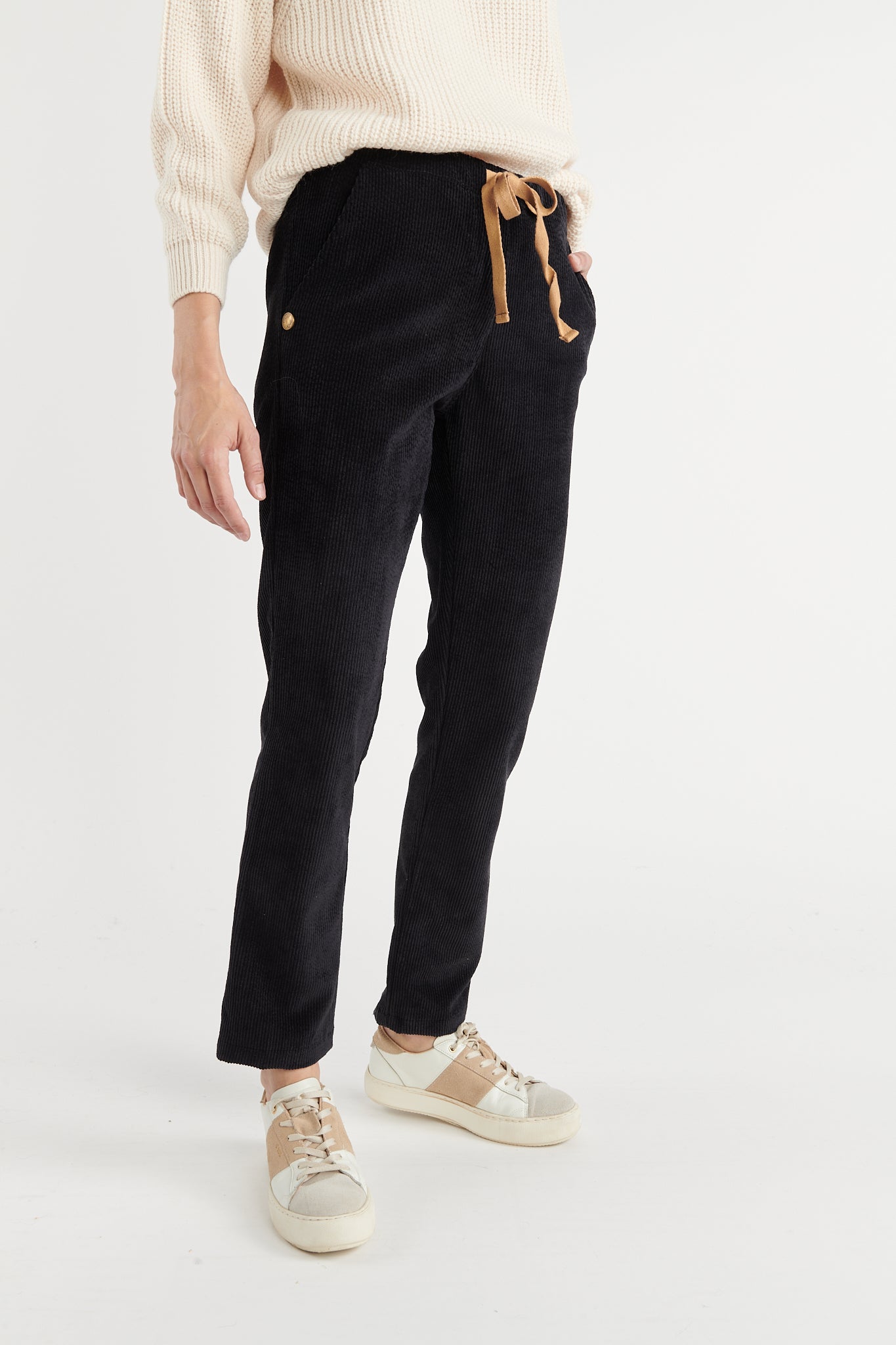 CHINO JOGGING VELOURS SCOTT NOIR