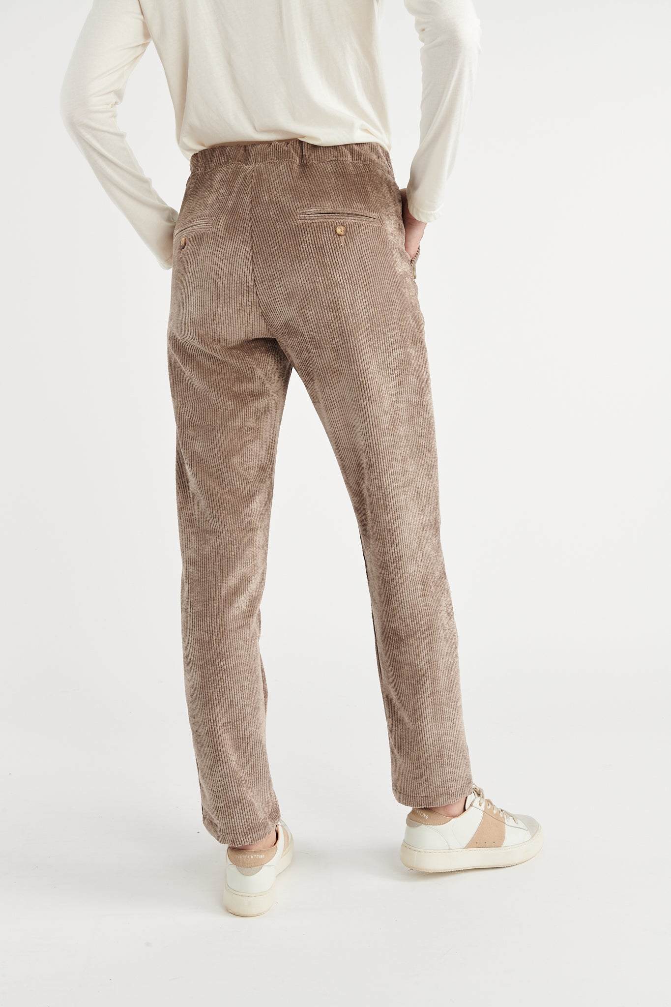 CHINO JOGGING VELOURS SCOTT TAUPE