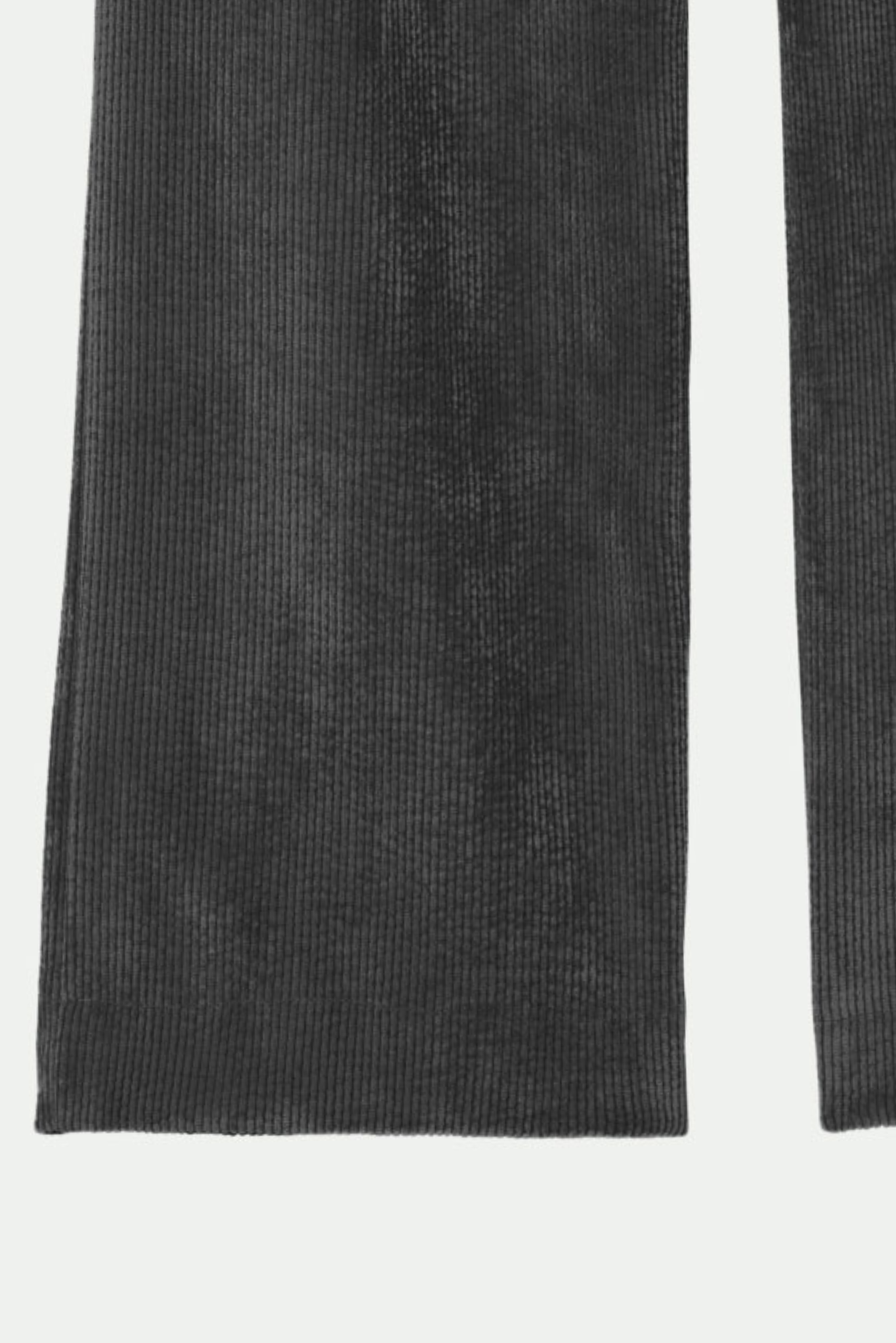 PANTALON 7/8ÈME ÉVASÉ VELOURS BOBBY CARBONE