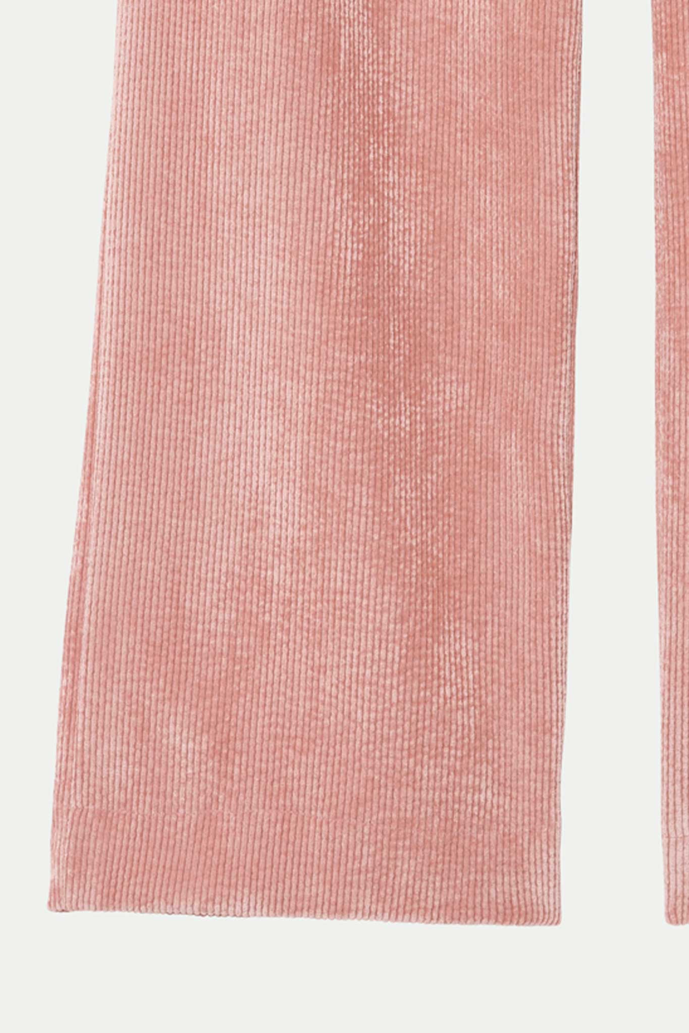 PANTALON 7/8ÈME ÉVASÉ VELOURS BOBBY ROSE