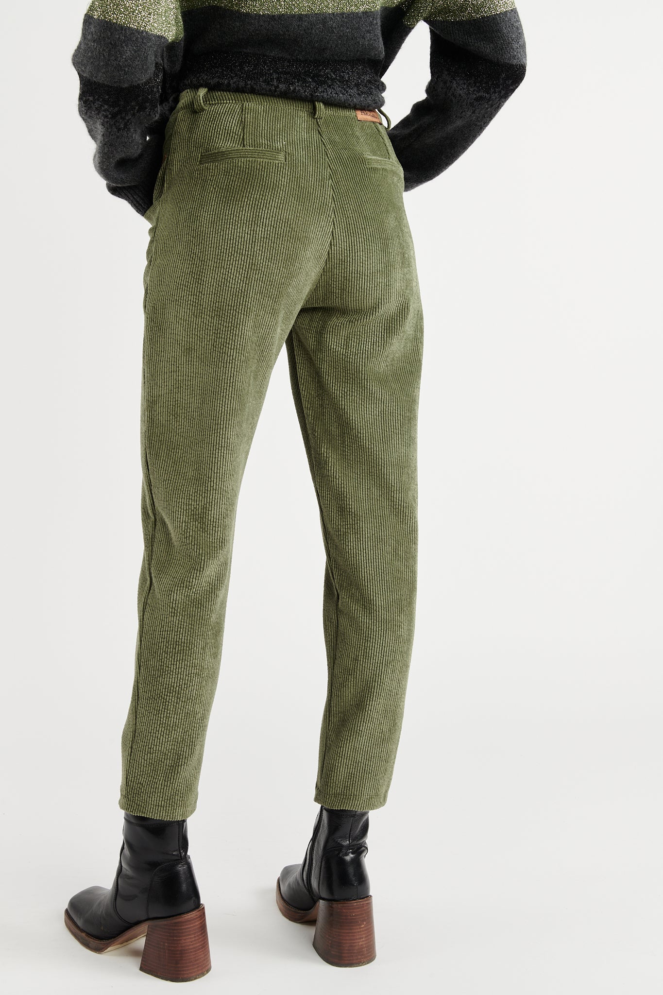 PANTALON VELOURS BRANDON KAKI
