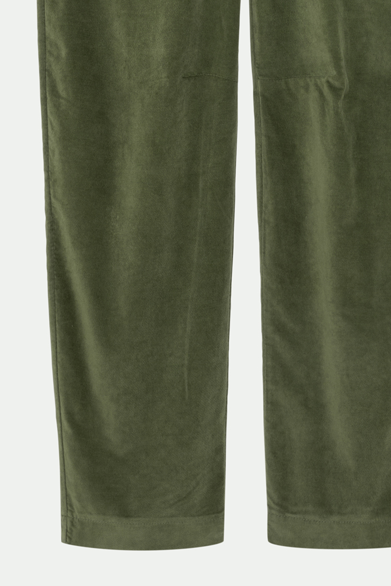 PANTALON JAMBES BALLON VELOURS BRIGITTE KAKI