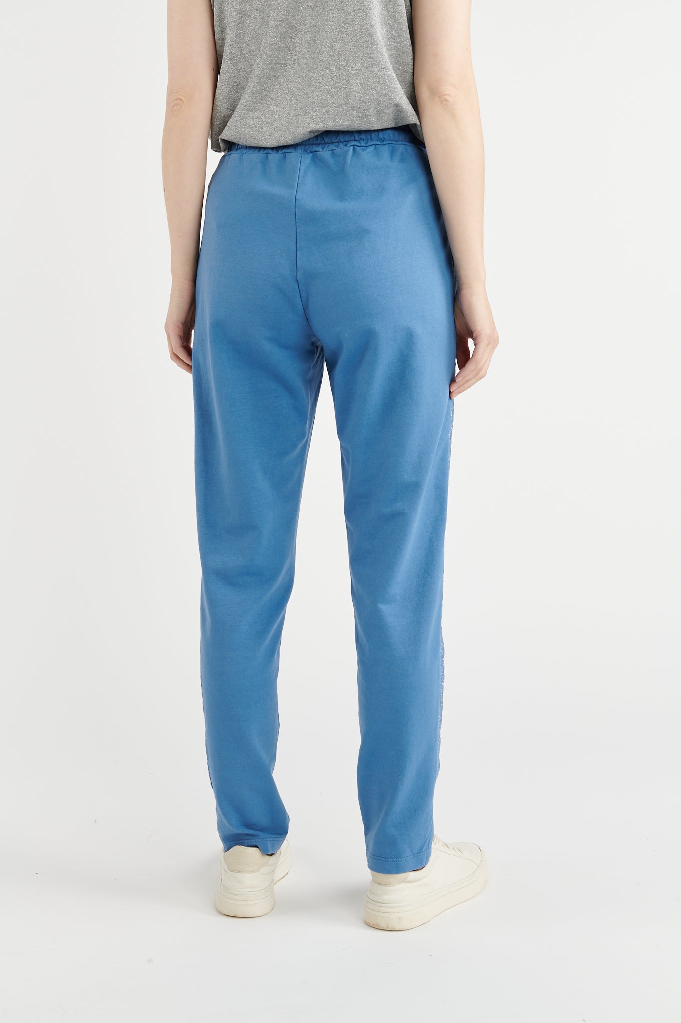 JOGGING DÉTAIL LUREX ALFRED BLEU ACIER