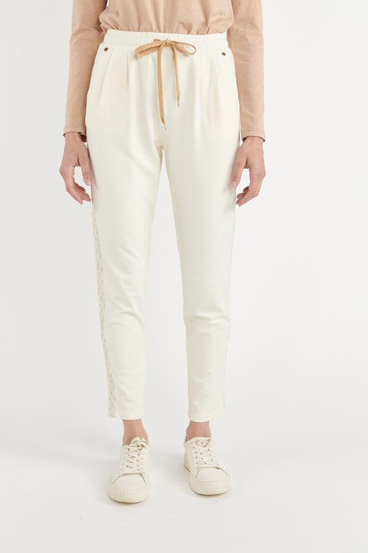 JOGGING DÉTAIL LUREX ALFRED NATUREL ah24