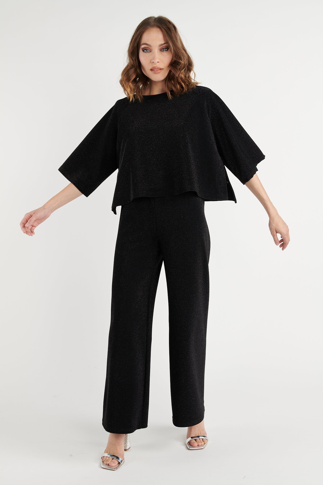 PANTALON PAILLETTE DIANE NOIR