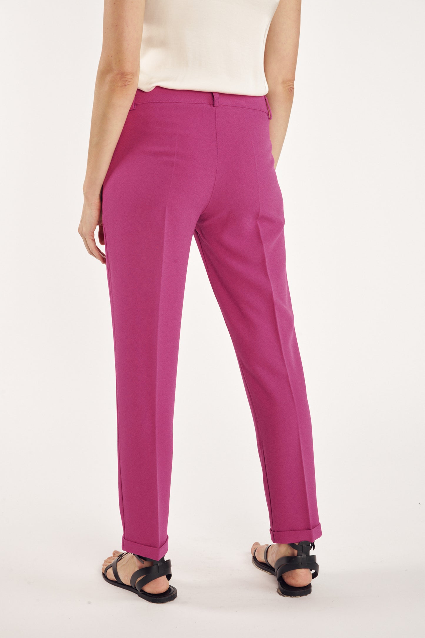 PANTALON 7/8ÈME CIGARETTE AUGUSTIN ORCHIDÉE