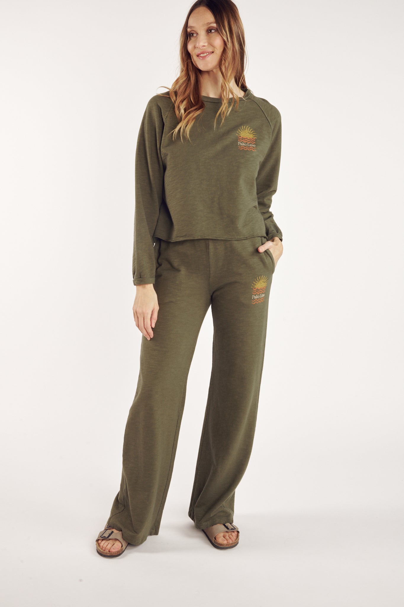 SWEAT COTON ORGANIQUE CASS KAKI