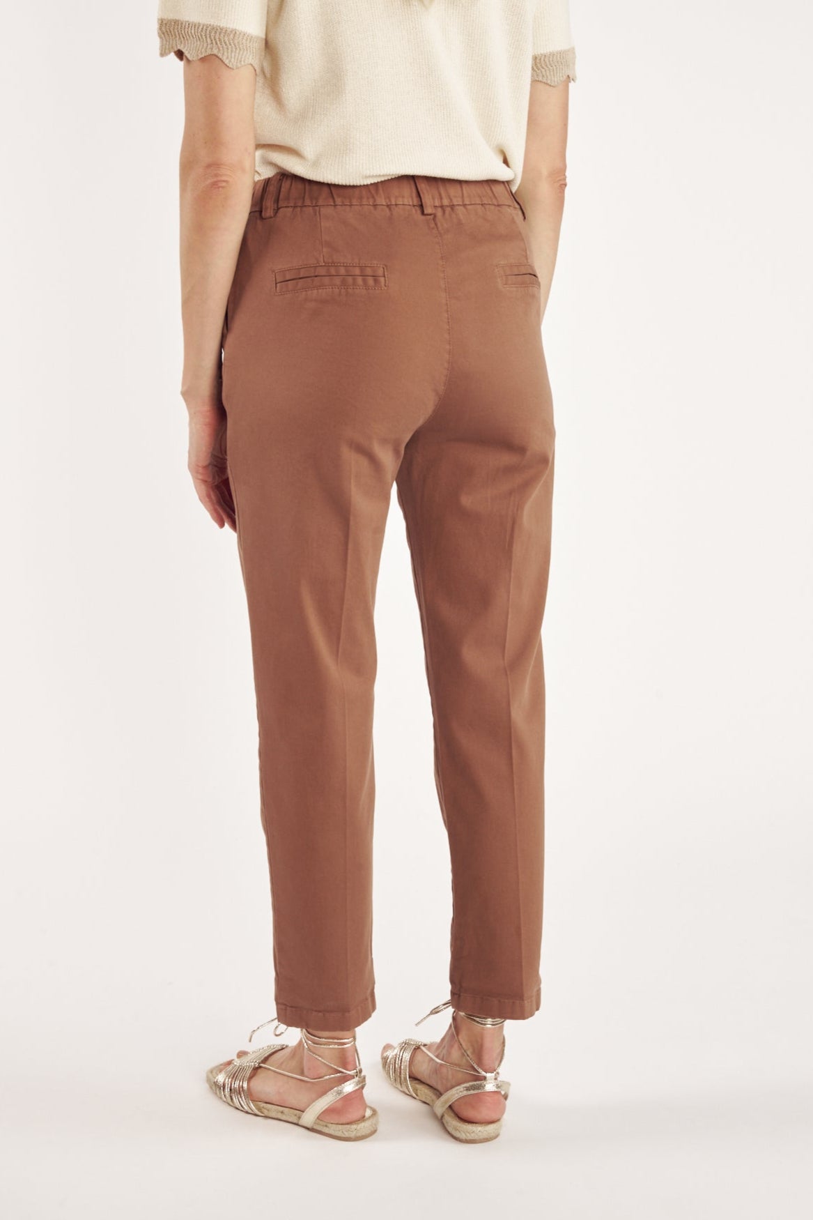 CHINO 7/8ÈME CLINT CACAO