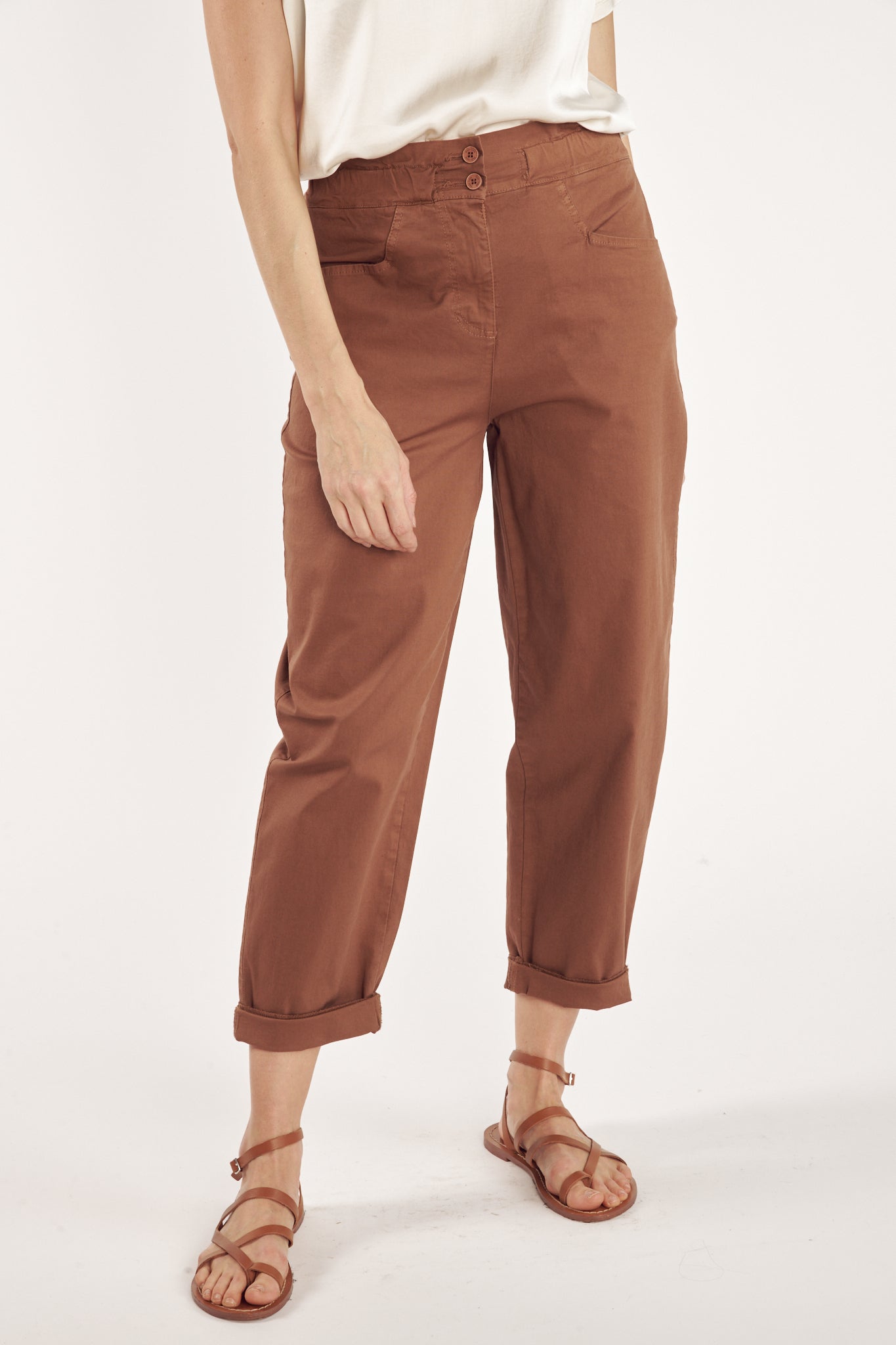 PANTALON LOOSE CHANDLER CACAO