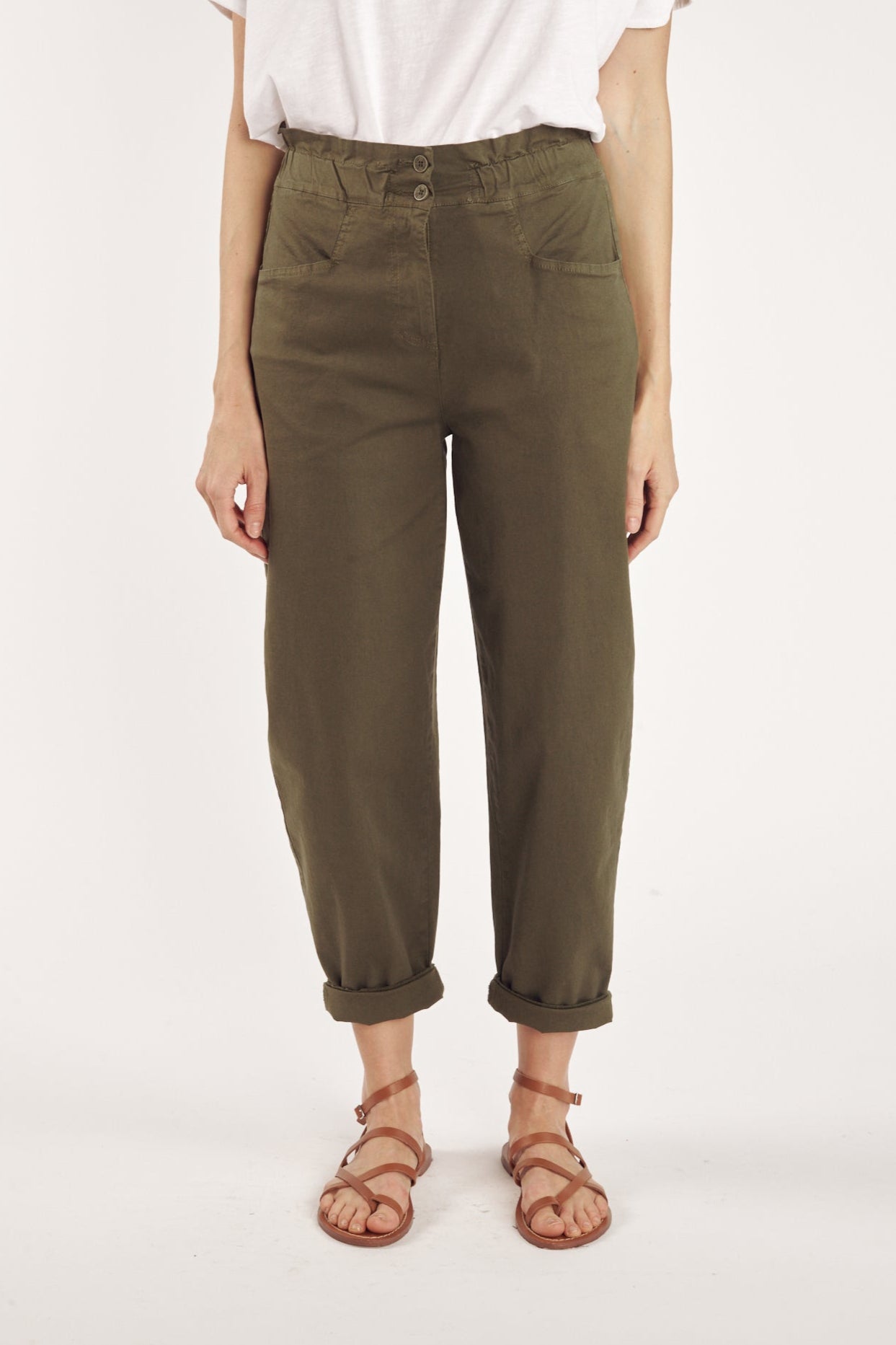 PANTALON LOOSE CHANDLER KAKI