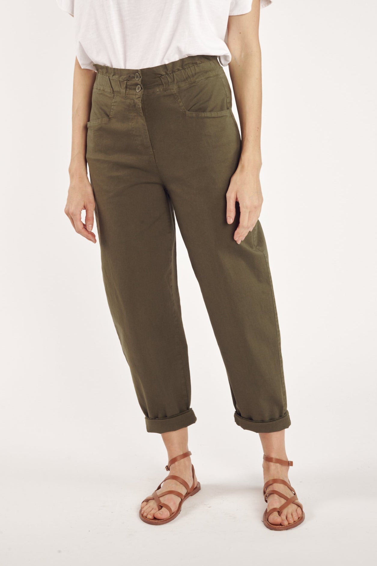 PANTALON LOOSE CHANDLER KAKI