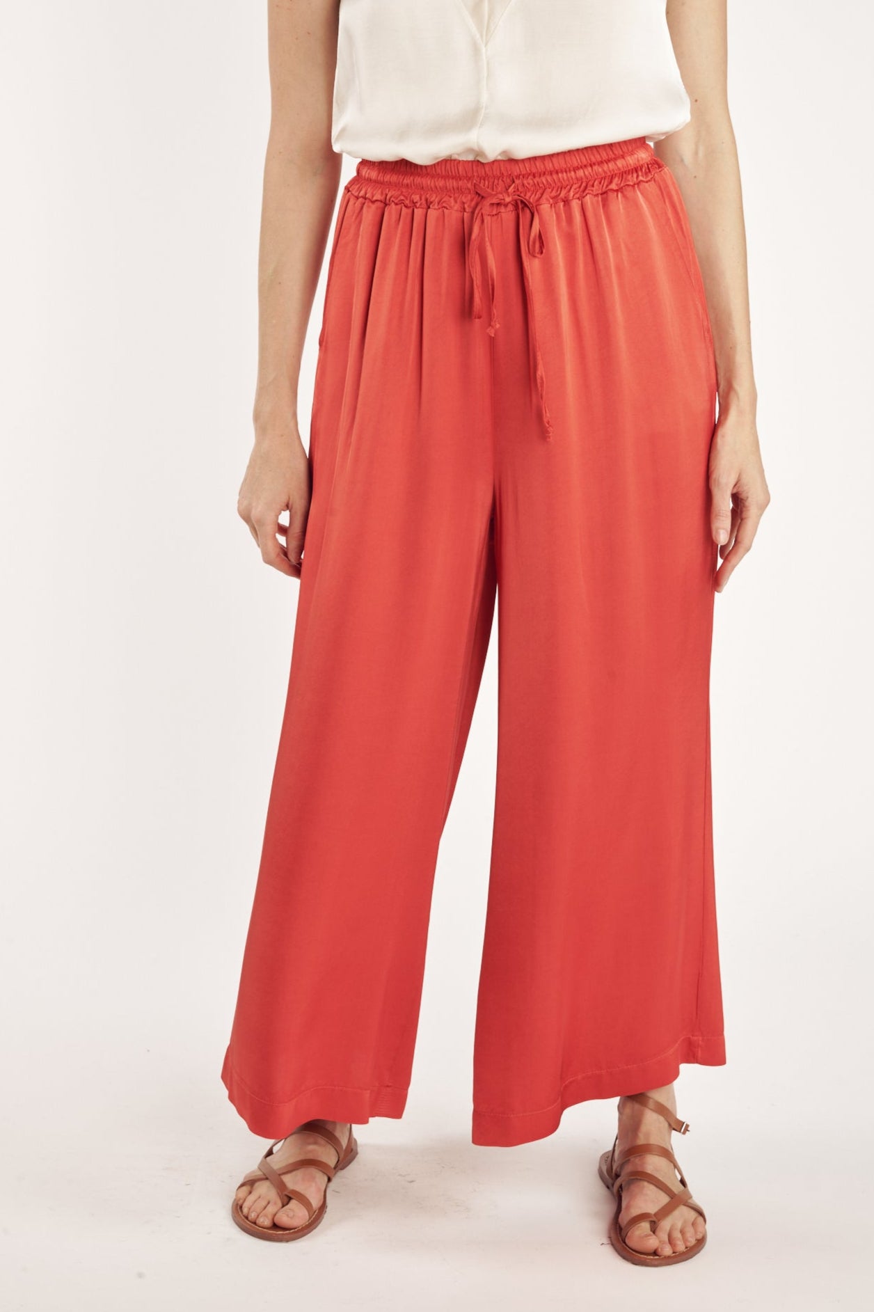 PANTALON AMPLE 7/8 ALIOT CORAIL