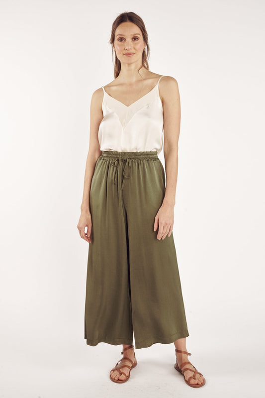 PANTALON AMPLE 7/8 ALIOT KAKI