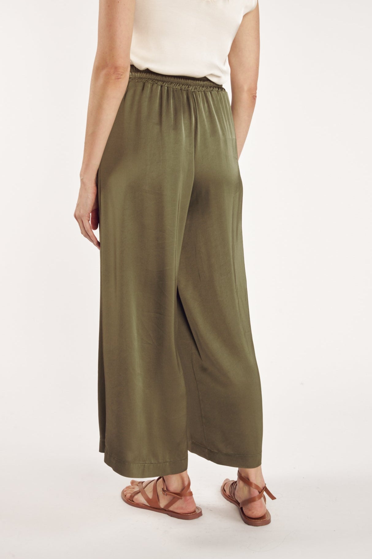 PANTALON AMPLE 7/8 ALIOT KAKI