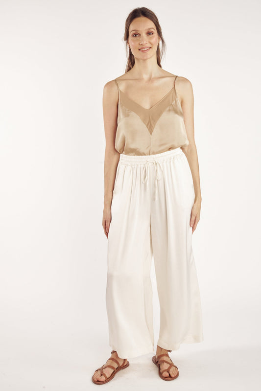 PANTALON AMPLE 7/8 ALIOT NATUREL
