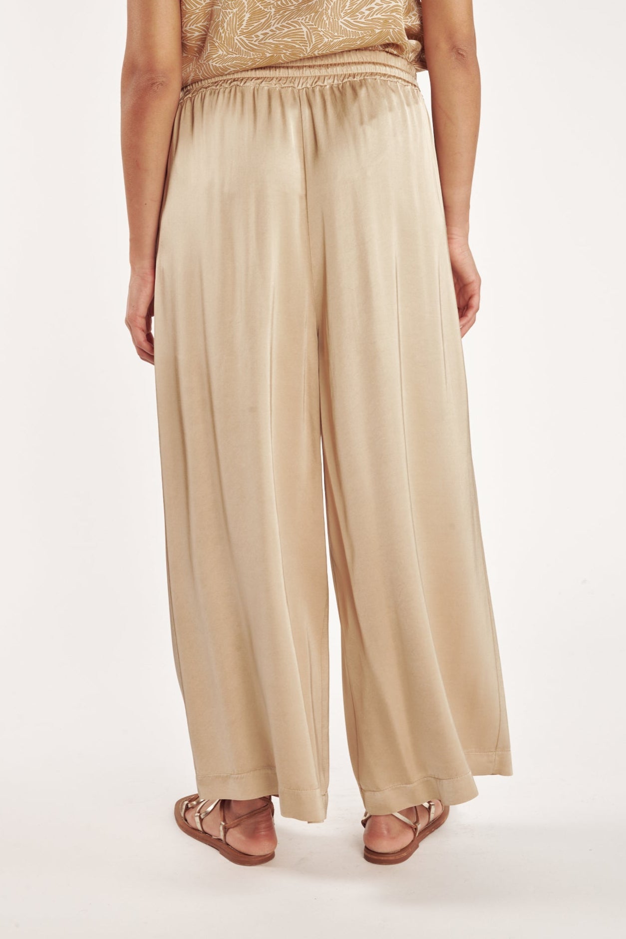 PANTALON AMPLE 7/8 ALIOT SABLE