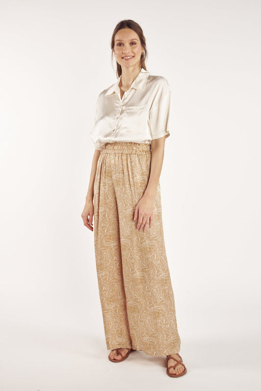PANTALON CHESTER IMPRIMÉ ATENA MIEL
